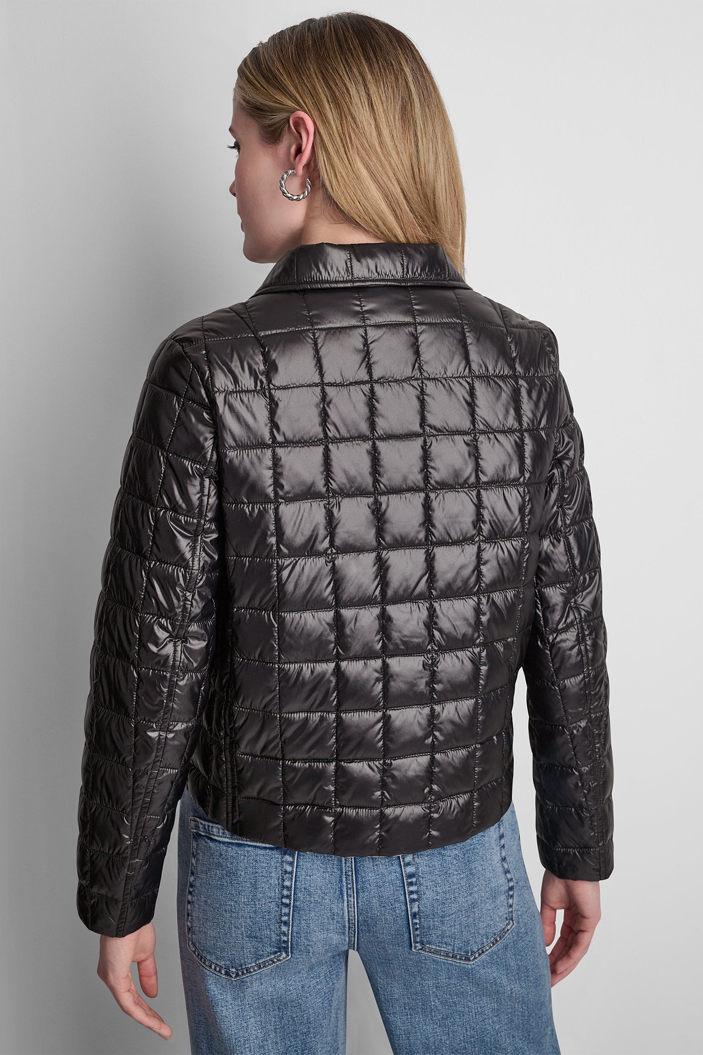 BOX QUILT PUFFER JACKET View 2 | DKNY25 BOX QUILT PUFFER JACKET View 2 | DKNY25