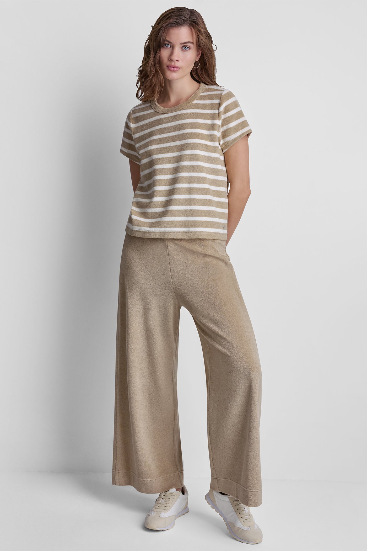 TOWELLING TERRY CREW NECK TEE View 2 | DKNY JEANS TOWELLING TERRY CREW NECK TEE View 2 | DKNY JEANS