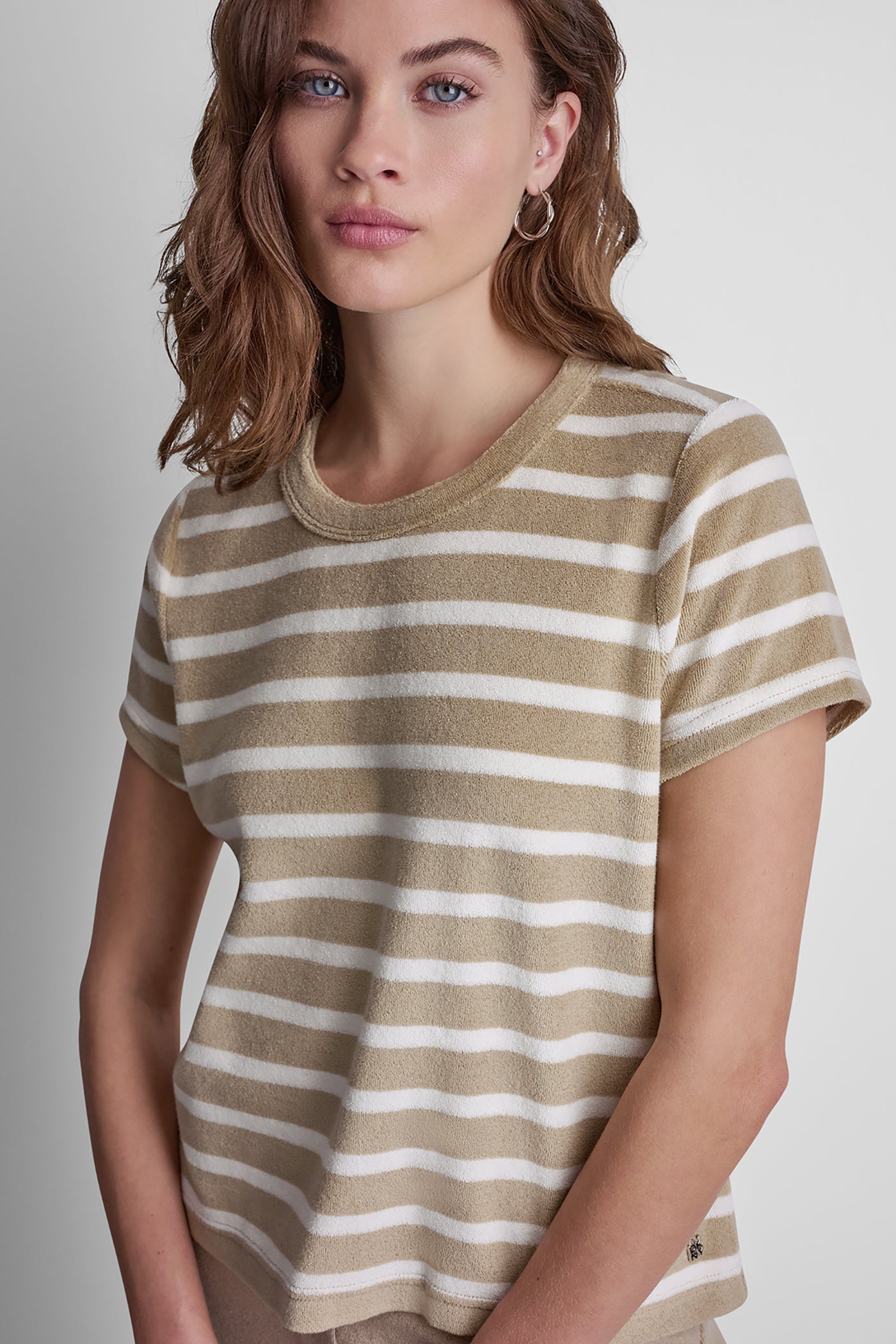 TOWELLING TERRY CREW NECK TEE VIEW 5 | DKNY JEANS TOWELLING TERRY CREW NECK TEE VIEW 5 | DKNY JEANS