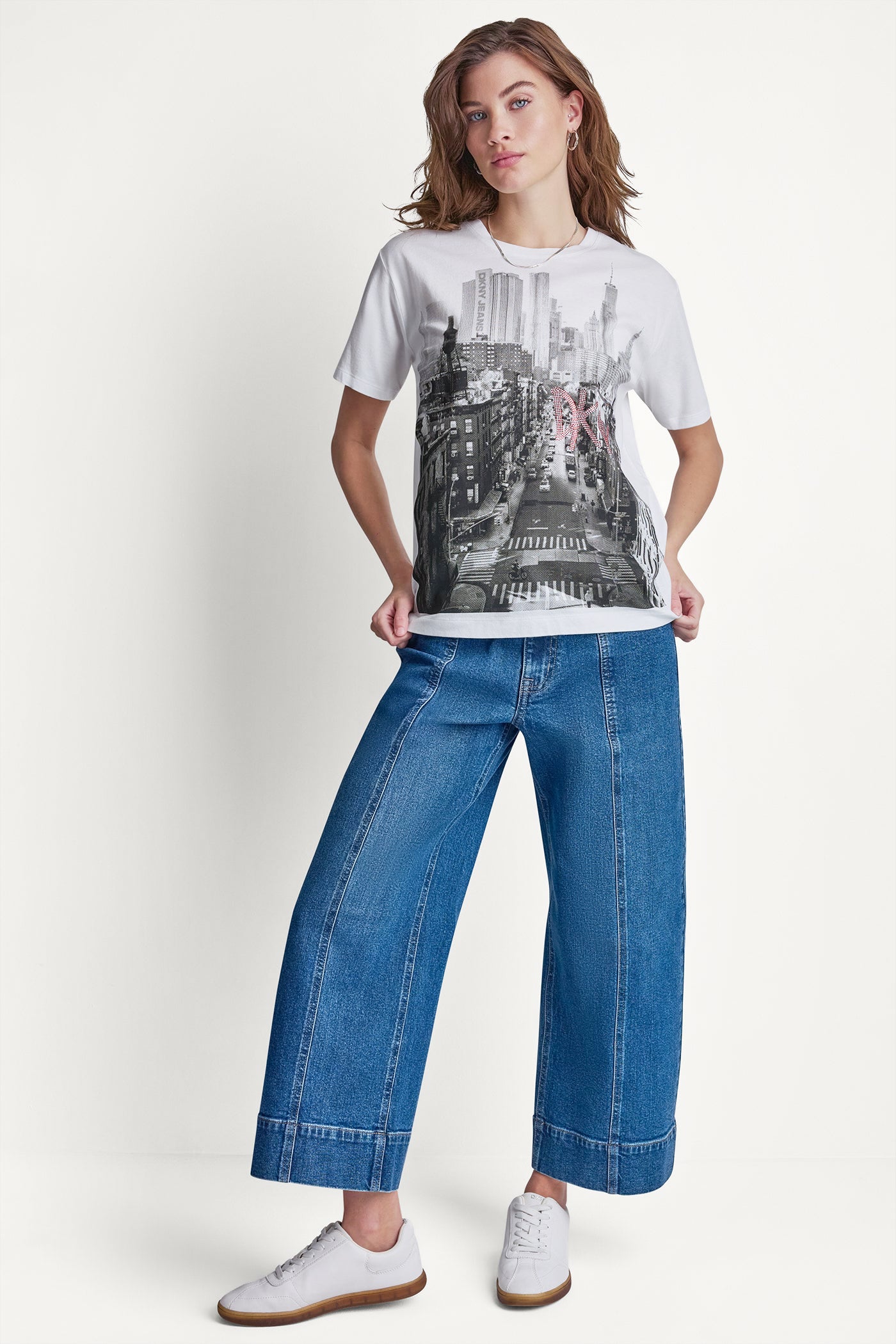 DKNY RHINESTONE NY STREETS LOGO TEE VIEW 5 | Gifts Under $100 DKNY RHINESTONE NY STREETS LOGO TEE VIEW 5 | Gifts Under $100