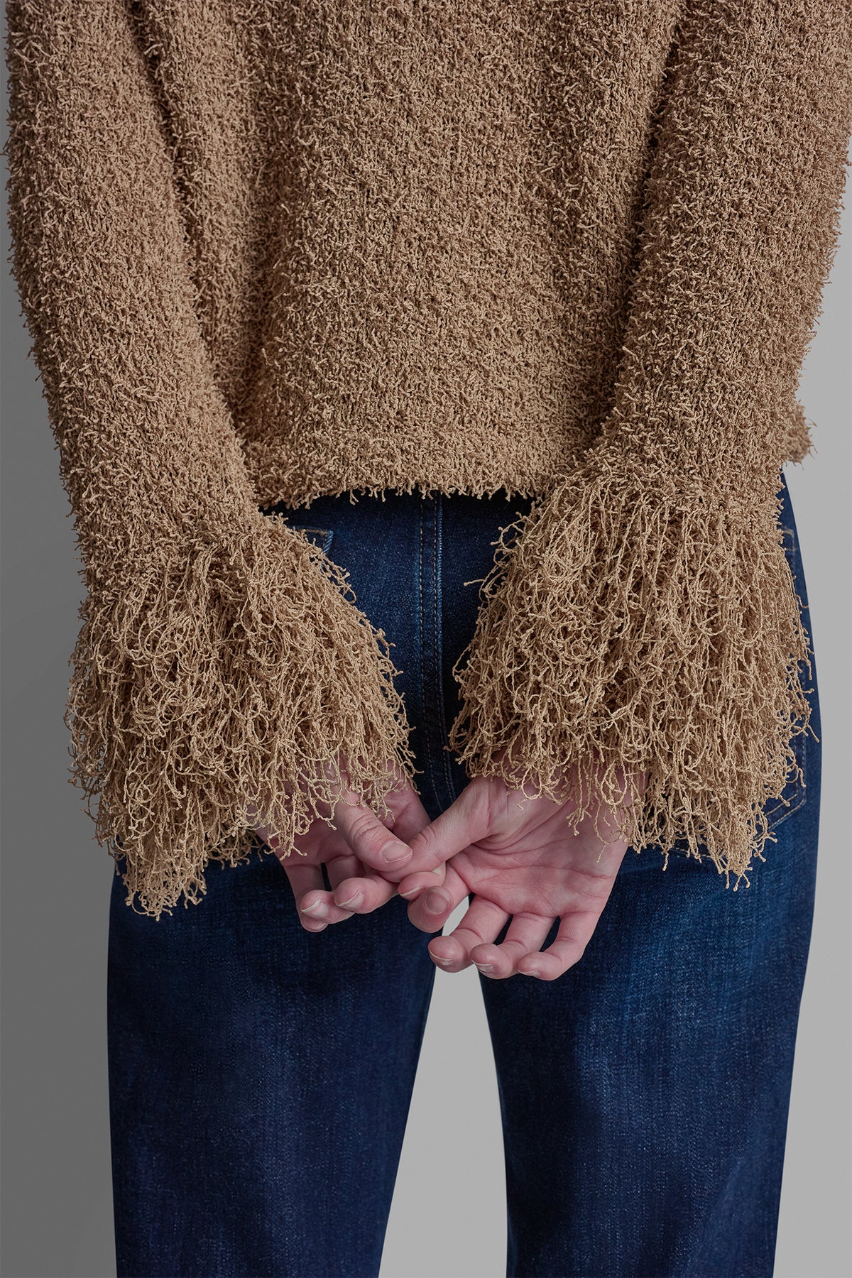 LONG SLEEVE FRINGE CARDIGAN VIEW 2