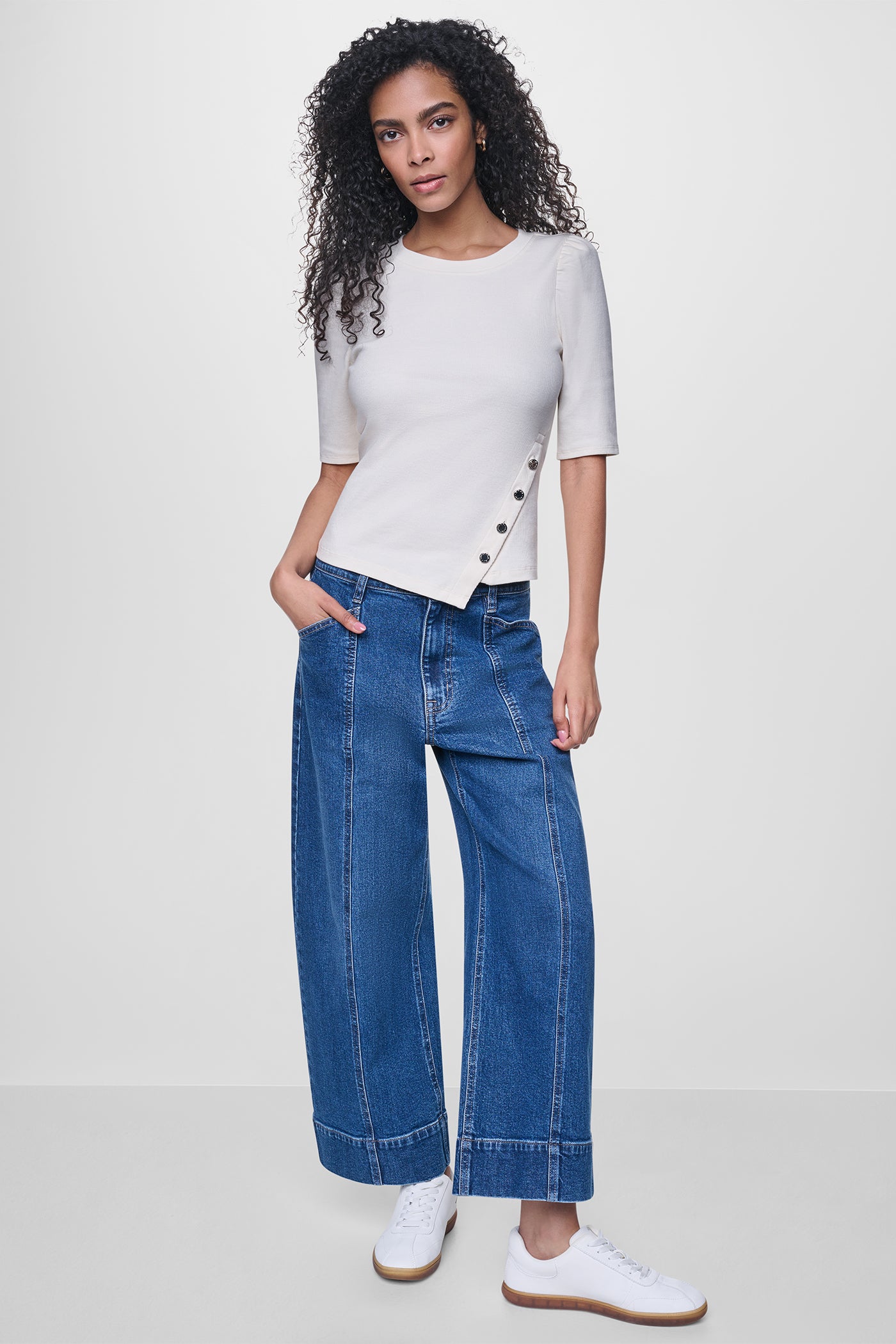 SHORT SLEEVE ASYMMETRIC TOP VIEW 7 | NEW NEUTRALS SHORT SLEEVE ASYMMETRIC TOP VIEW 7 | NEW NEUTRALS