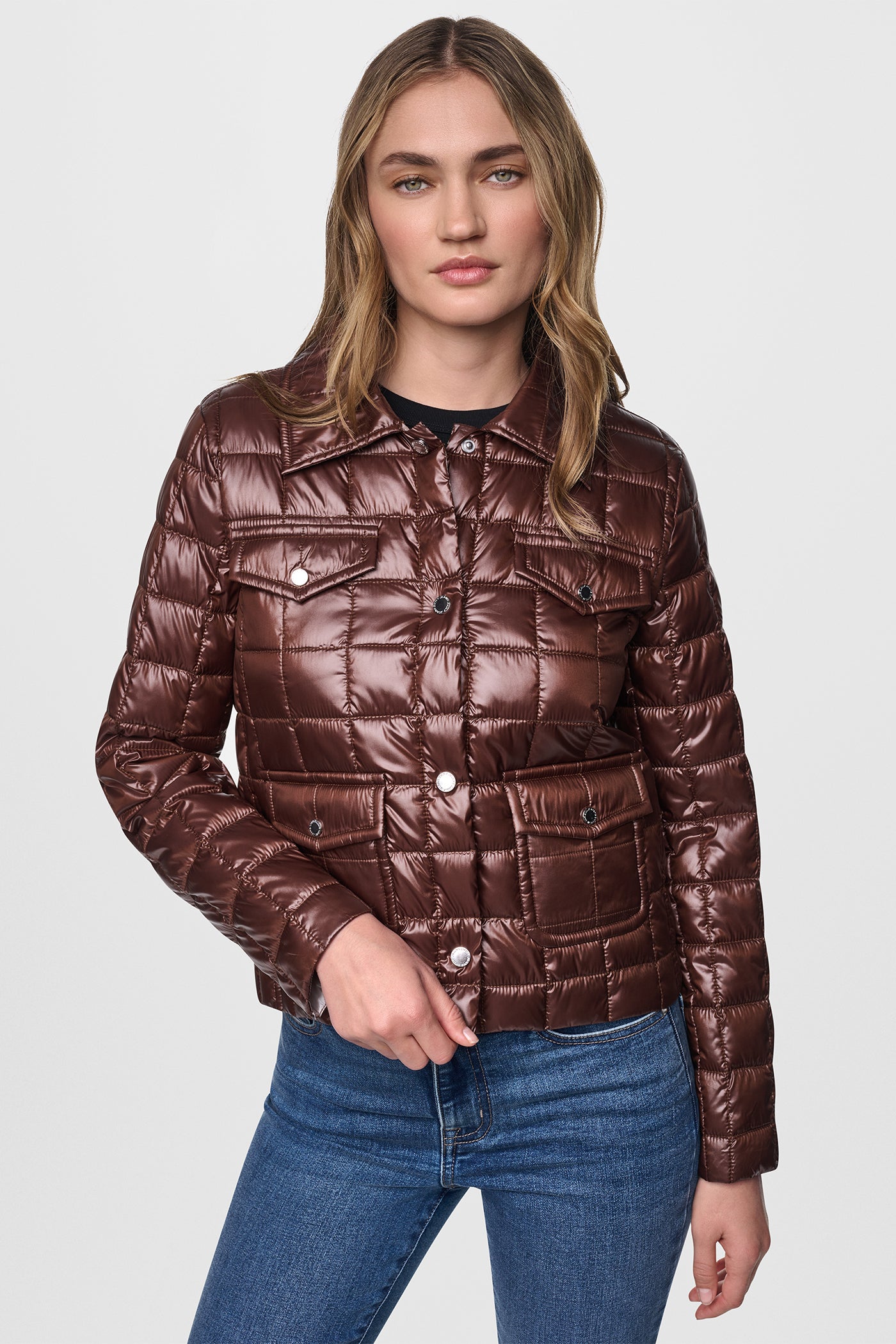 BOX QUILT PUFFER JACKET View 2 | DKNY25 BOX QUILT PUFFER JACKET View 2 | DKNY25