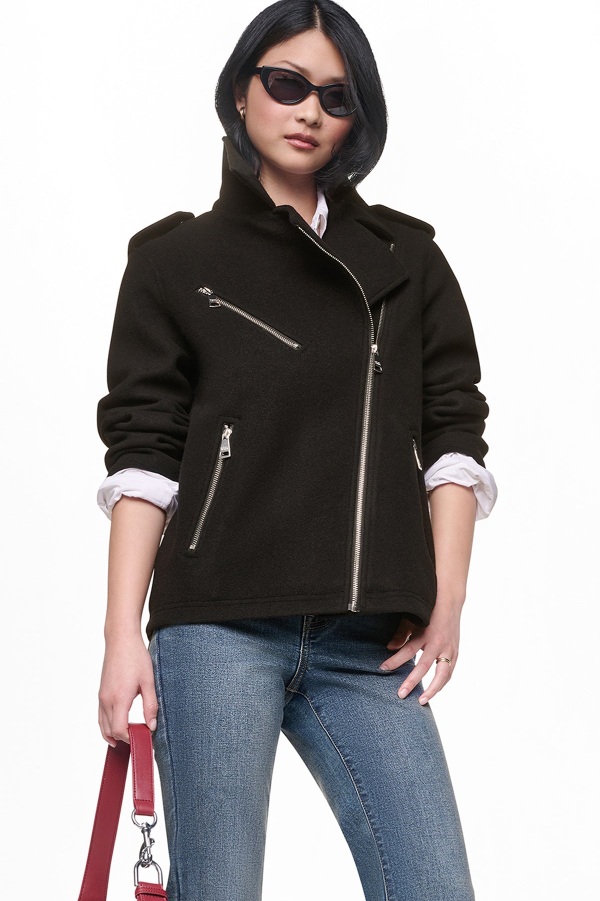 ASYMMETRICAL MOTO JACKET View 1 | All Products ASYMMETRICAL MOTO JACKET View 1 | All Products