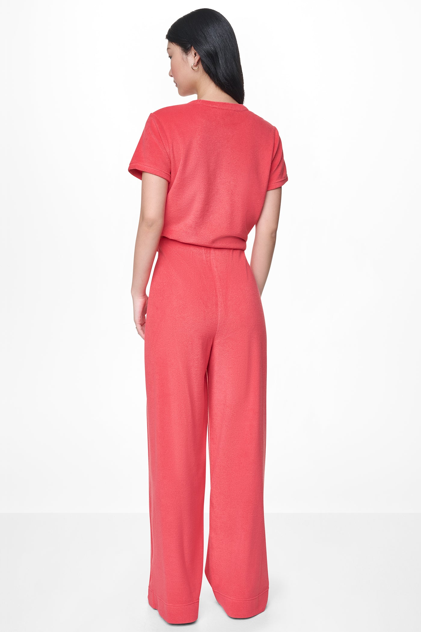 TOWELLING TERRY HIGH RISE WIDE LEG PANT VIEW 5 | Gifts Under $100 TOWELLING TERRY HIGH RISE WIDE LEG PANT VIEW 5 | Gifts Under $100