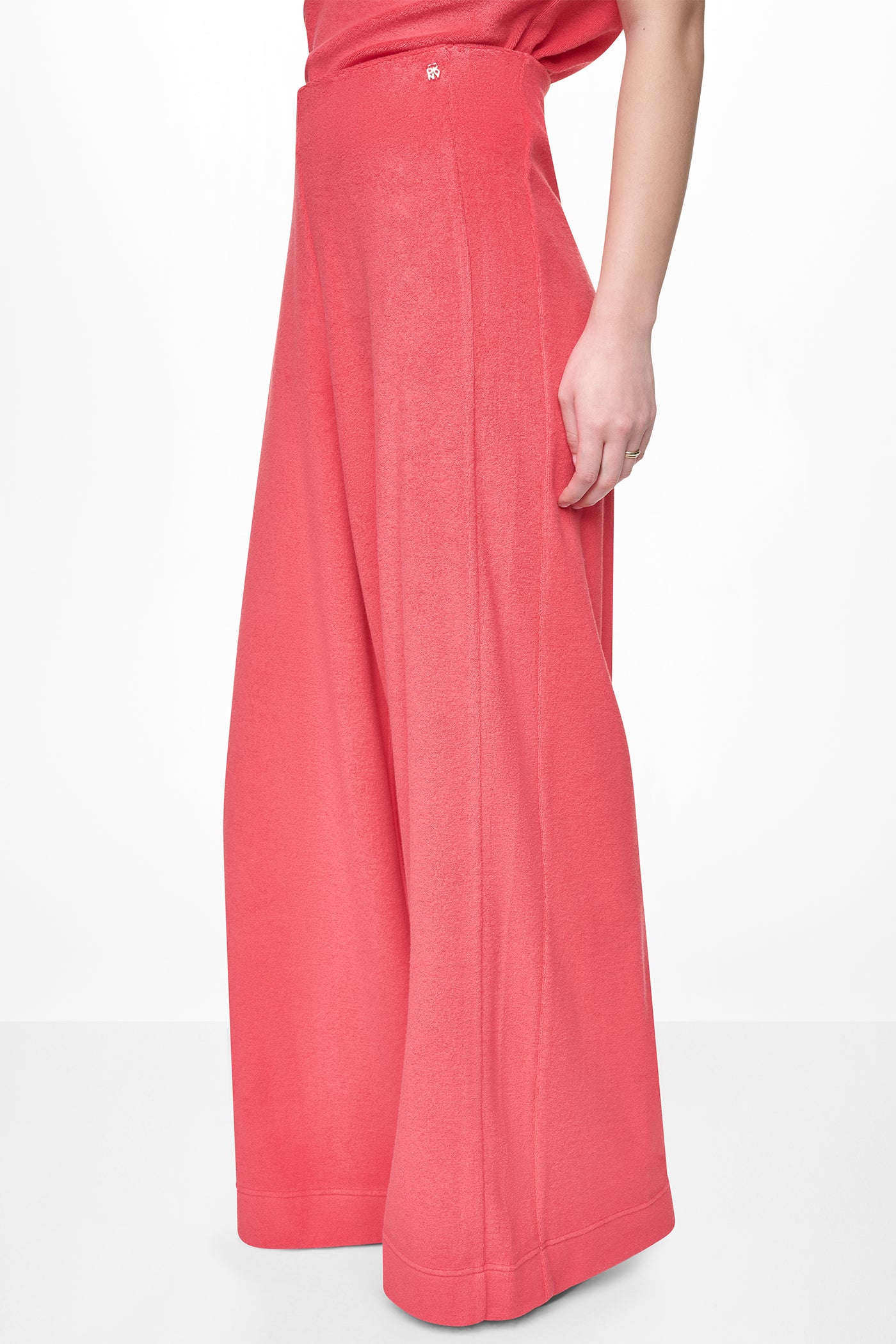 TOWELLING TERRY HIGH RISE WIDE LEG PANT VIEW 4 | Gifts Under $100 TOWELLING TERRY HIGH RISE WIDE LEG PANT VIEW 4 | Gifts Under $100
