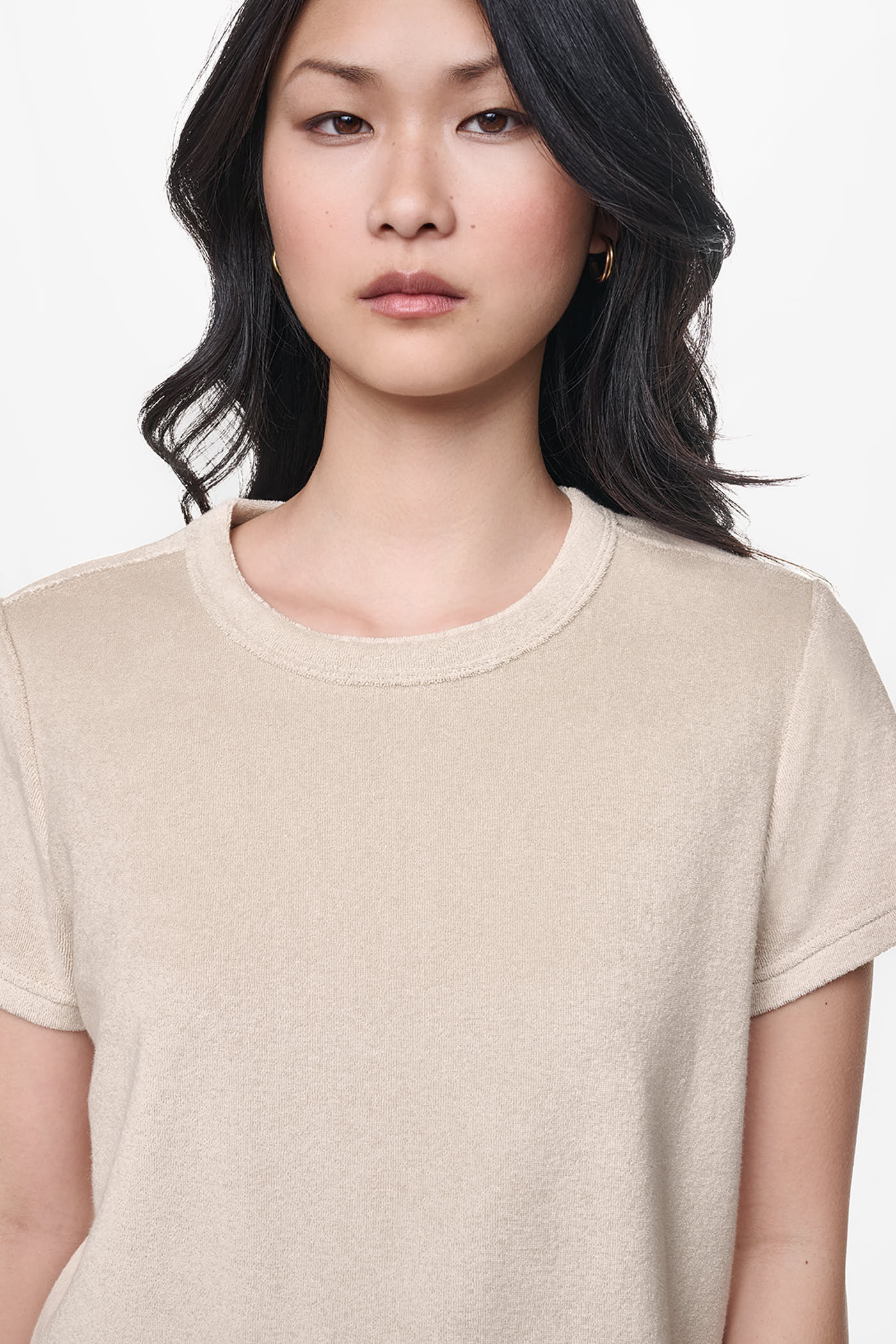 TOWELLING TERRY CREW NECK TEE VIEW 8 TOWELLING TERRY CREW NECK TEE VIEW 8