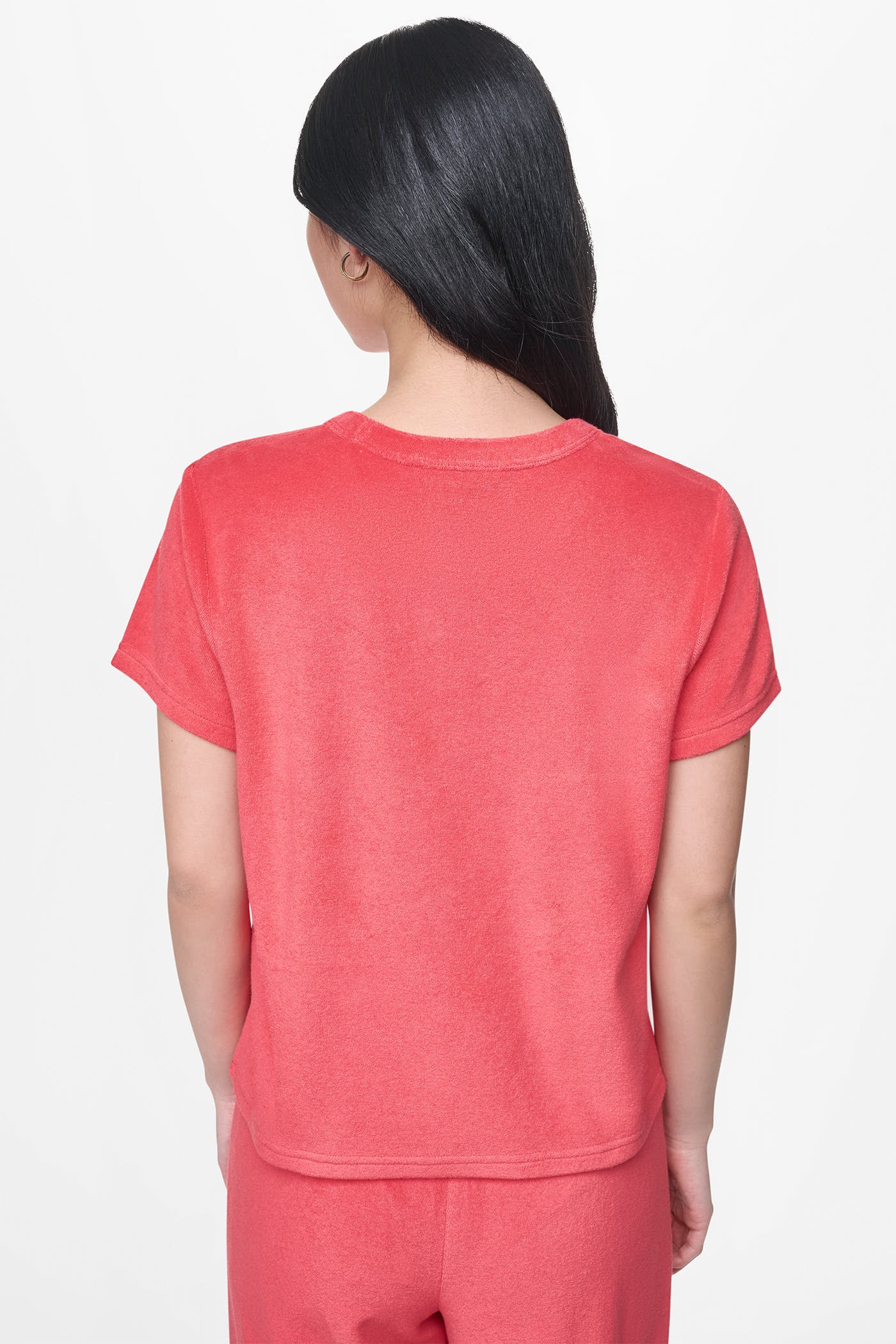 TOWELLING TERRY CREW NECK TEE VIEW 3 | The Vacation Edit TOWELLING TERRY CREW NECK TEE VIEW 3 | The Vacation Edit