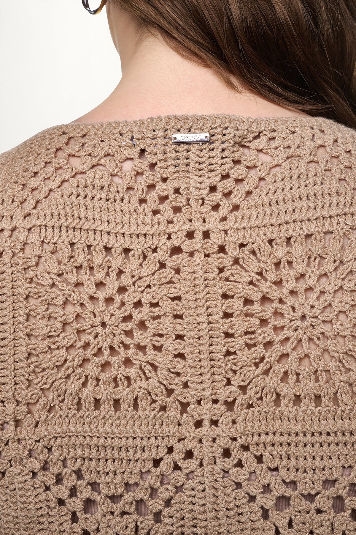 SLEEVELESS CROCHET SQUARE SWEATER VIEW 2