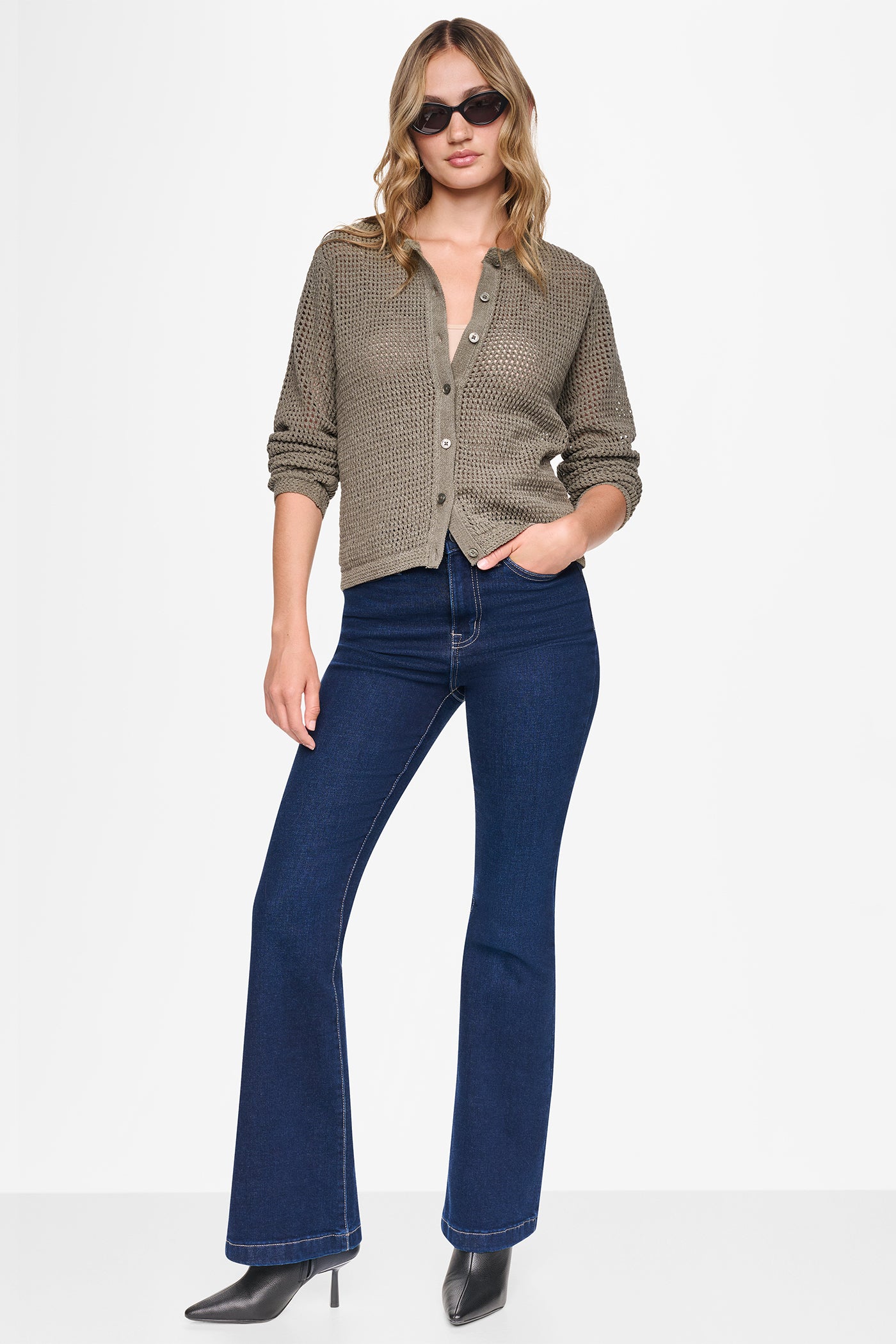 OPEN STITCH CHENILLE CARDIGAN View 2 | Gifts Under $100 OPEN STITCH CHENILLE CARDIGAN View 2 | Gifts Under $100