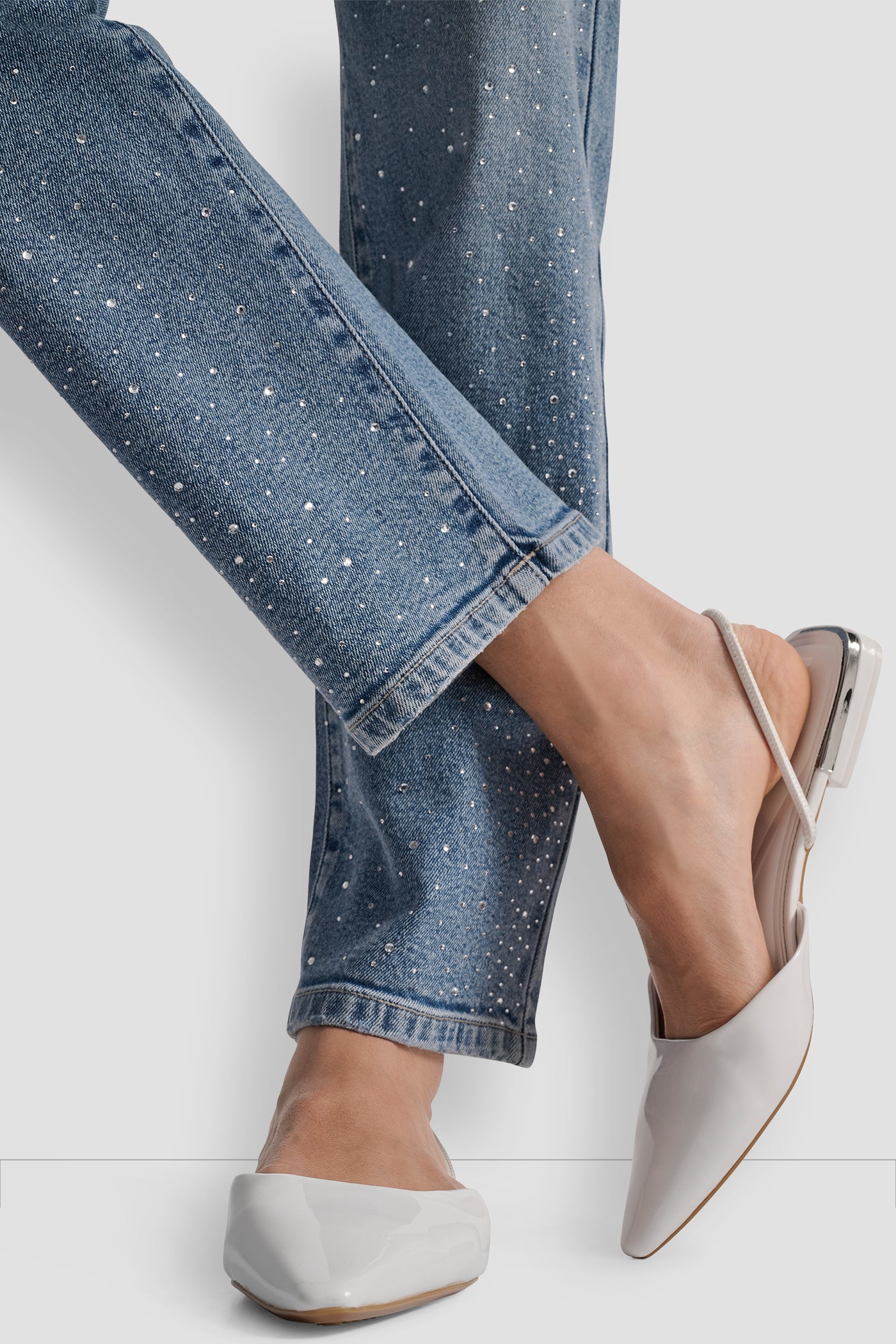 HIGH RISE CLASSIC STRAIGHT WITH MIXED EMBELLISHMENT VIEW 5 | New Arrivals HIGH RISE CLASSIC STRAIGHT WITH MIXED EMBELLISHMENT VIEW 5 | New Arrivals