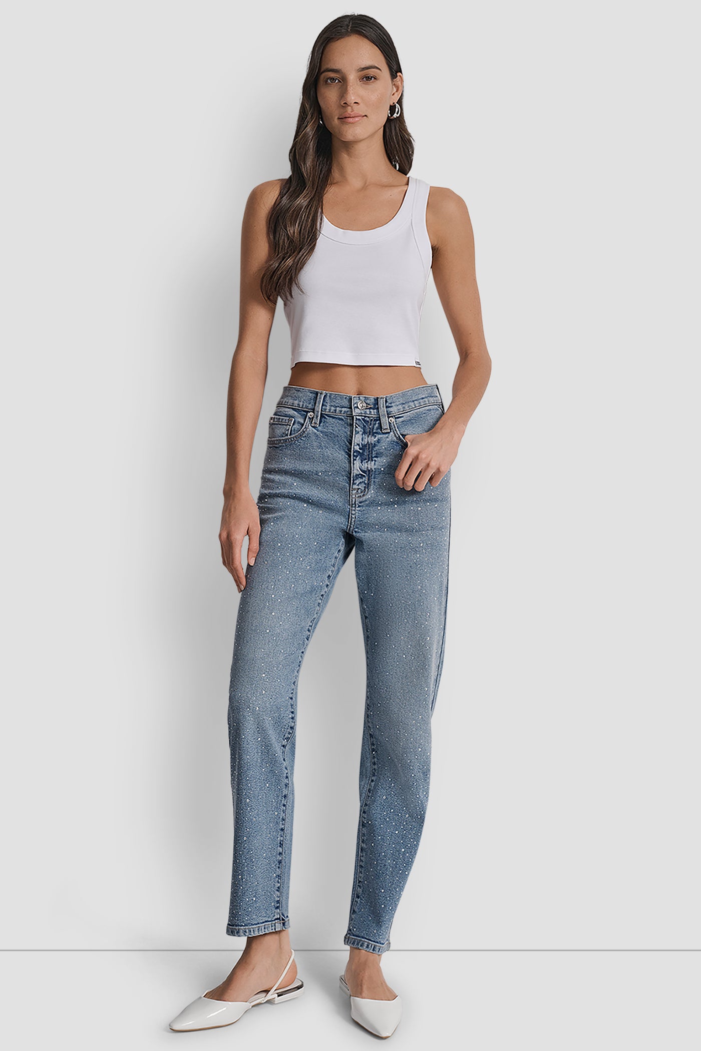 HIGH RISE CLASSIC STRAIGHT WITH MIXED EMBELLISHMENT VIEW 6 | New Arrivals HIGH RISE CLASSIC STRAIGHT WITH MIXED EMBELLISHMENT VIEW 6 | New Arrivals