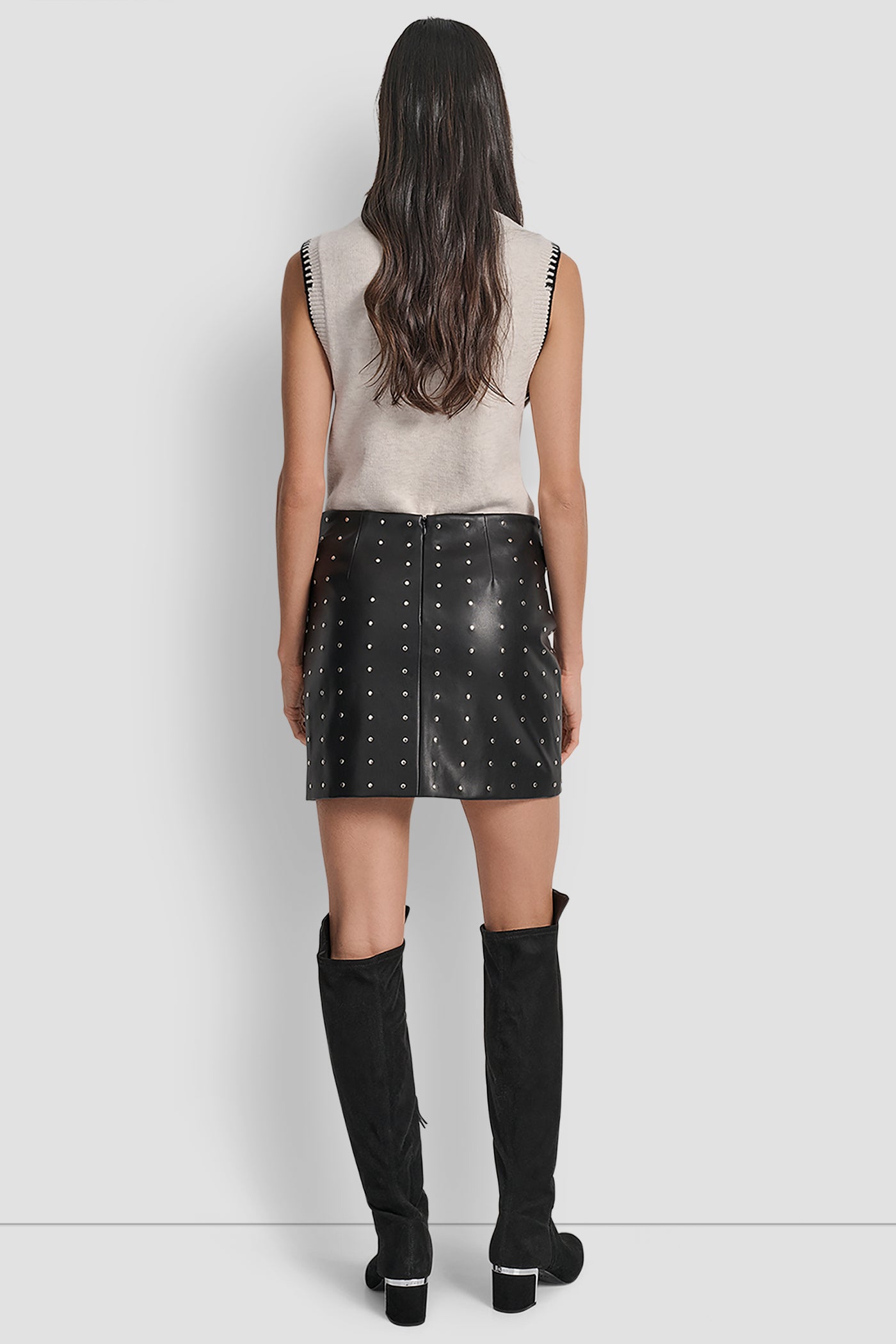 EMBELLISHED FAUX LEATHER SKIRT VIEW 9 | Skirts EMBELLISHED FAUX LEATHER SKIRT VIEW 9 | Skirts