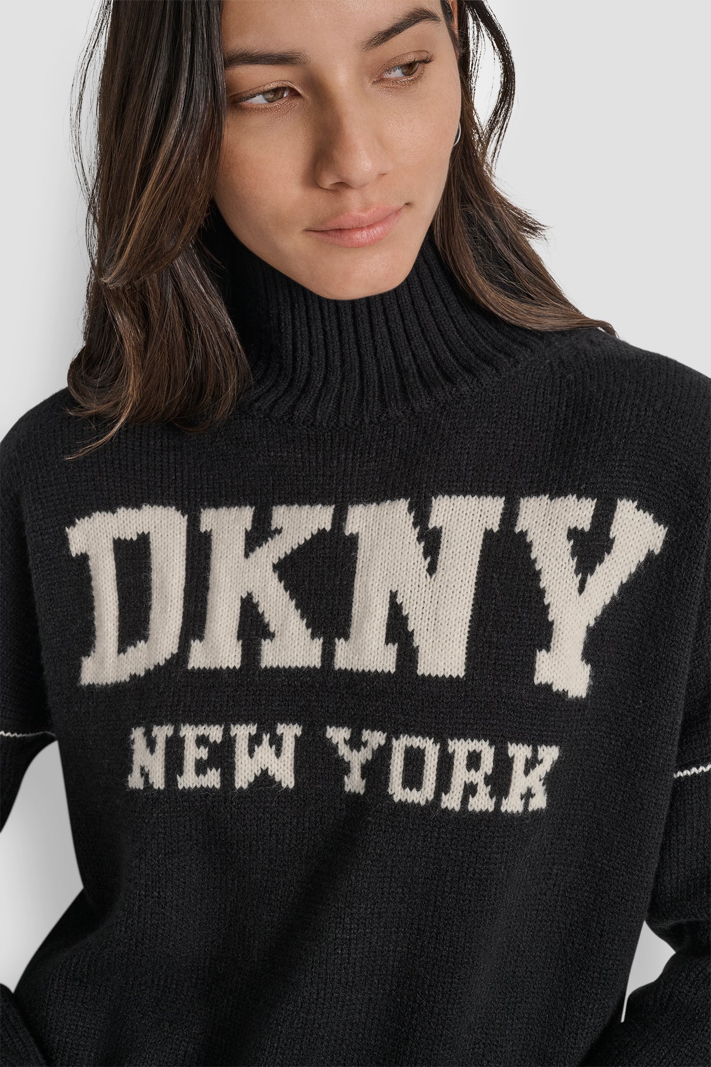LOGO INTARSIA MOCK-NECK SWEATER VIEW 4 | Clothing LOGO INTARSIA MOCK-NECK SWEATER VIEW 4 | Clothing