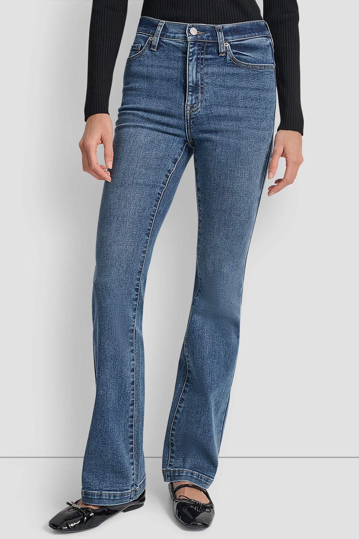 Williamsburg High Rise Flare 32 Inch Inseam | Flared | DKNY