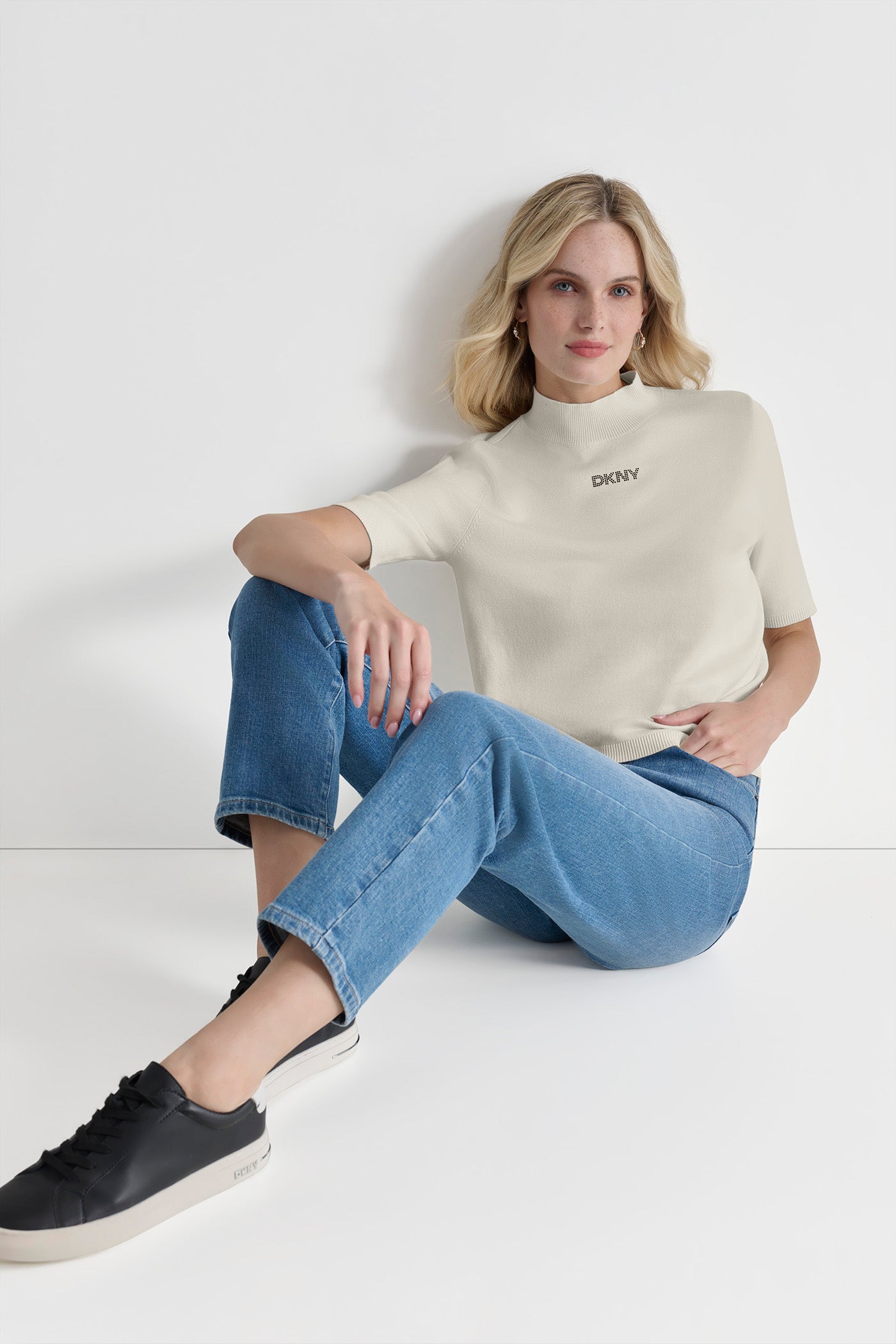 MOCK NECK LOGO SWEATER VIEW 5 | Gifts Under $50 MOCK NECK LOGO SWEATER VIEW 5 | Gifts Under $50
