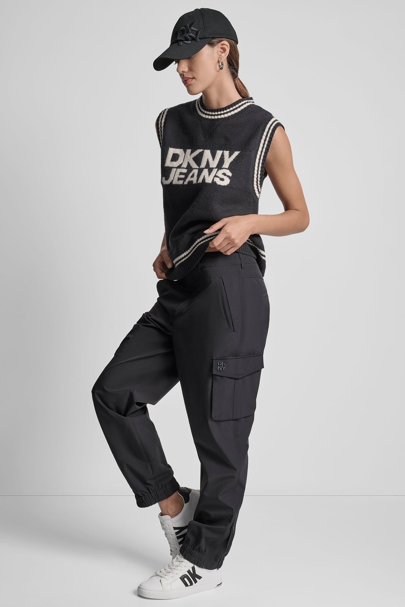 HIGH WAIST CARGO JOGGER WITH ZIPPER OPENING AT ANKLE VIEW 5 | New Arrivals HIGH WAIST CARGO JOGGER WITH ZIPPER OPENING AT ANKLE VIEW 5 | New Arrivals