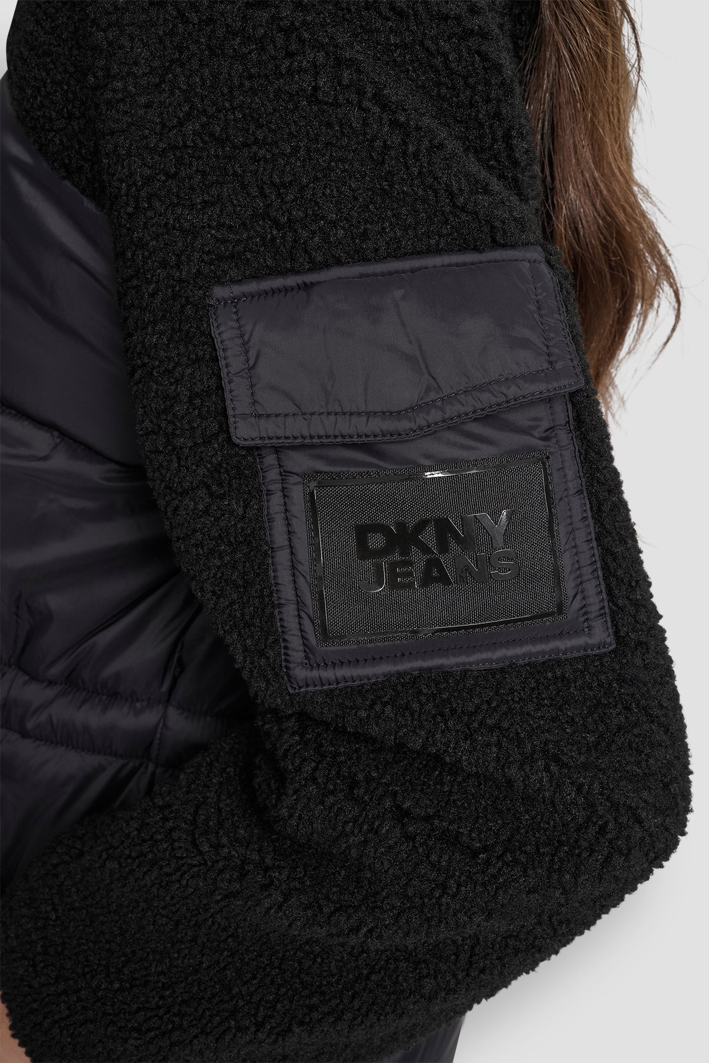SHERPA PUFFER MIX COAT WITH ADJUSTABLE WAIST VIEW 6 | New Arrivals SHERPA PUFFER MIX COAT WITH ADJUSTABLE WAIST VIEW 6 | New Arrivals