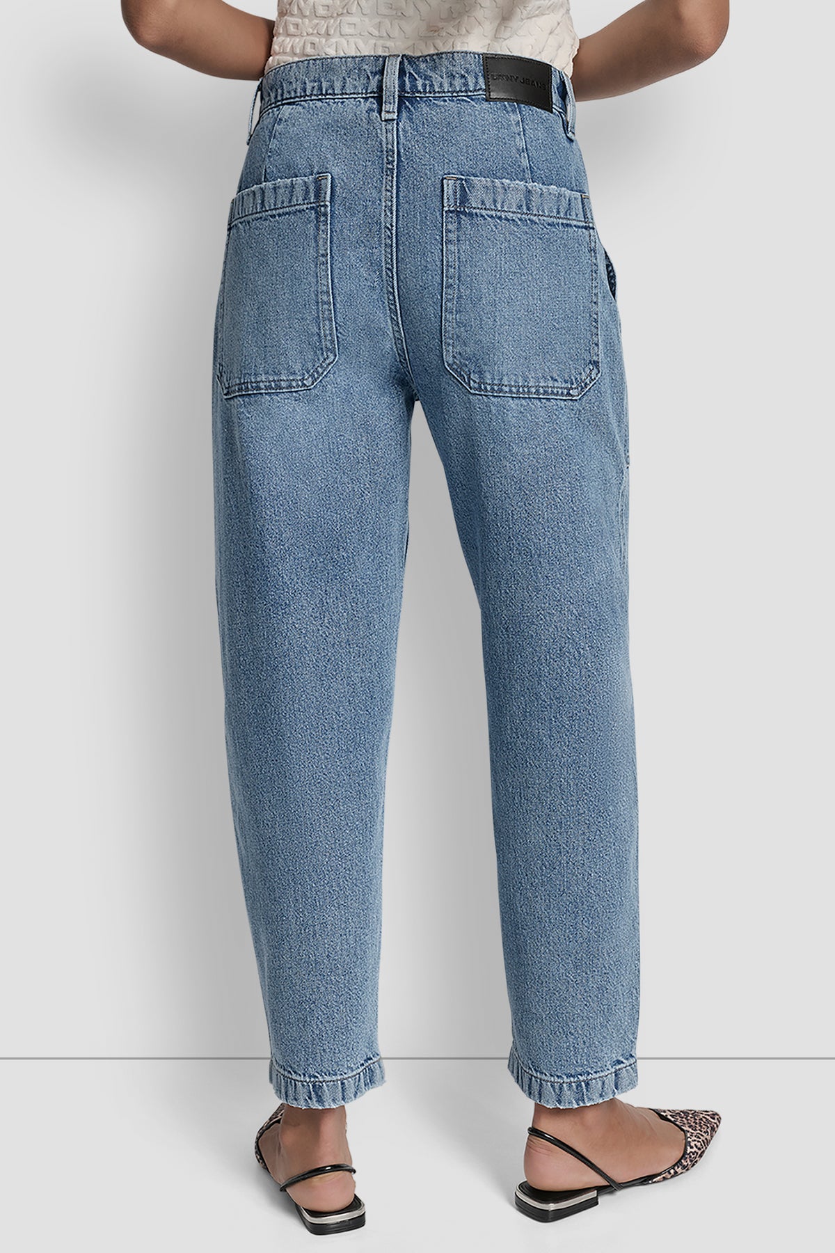 Elastic Waist Jeans Donna Zara Petite Etoile Pantaloni Larghi