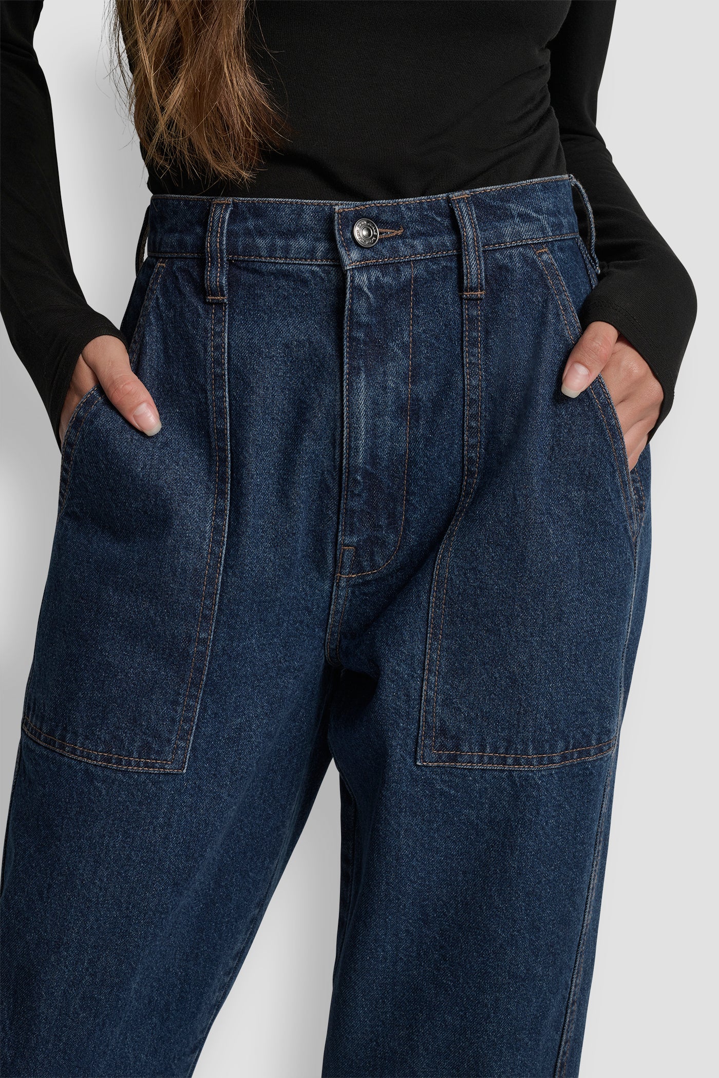HIGH RISE UTILITY BARREL LEG 27 INCH INSEAM VIEW 4 HIGH RISE UTILITY BARREL LEG 27 INCH INSEAM VIEW 4