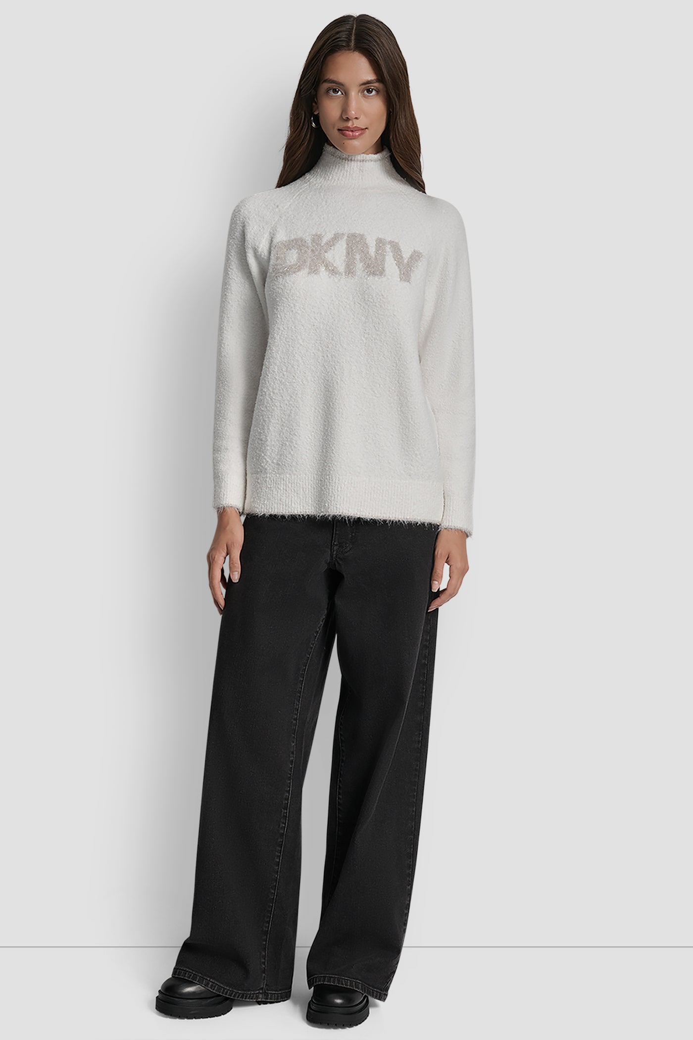 DKNY TINSEL LOGO LONG SLEEVE RAGLAN SWEATER VIEW 7 | WOMEN'S SWEATERS & TOPS DKNY TINSEL LOGO LONG SLEEVE RAGLAN SWEATER VIEW 7 | WOMEN'S SWEATERS & TOPS