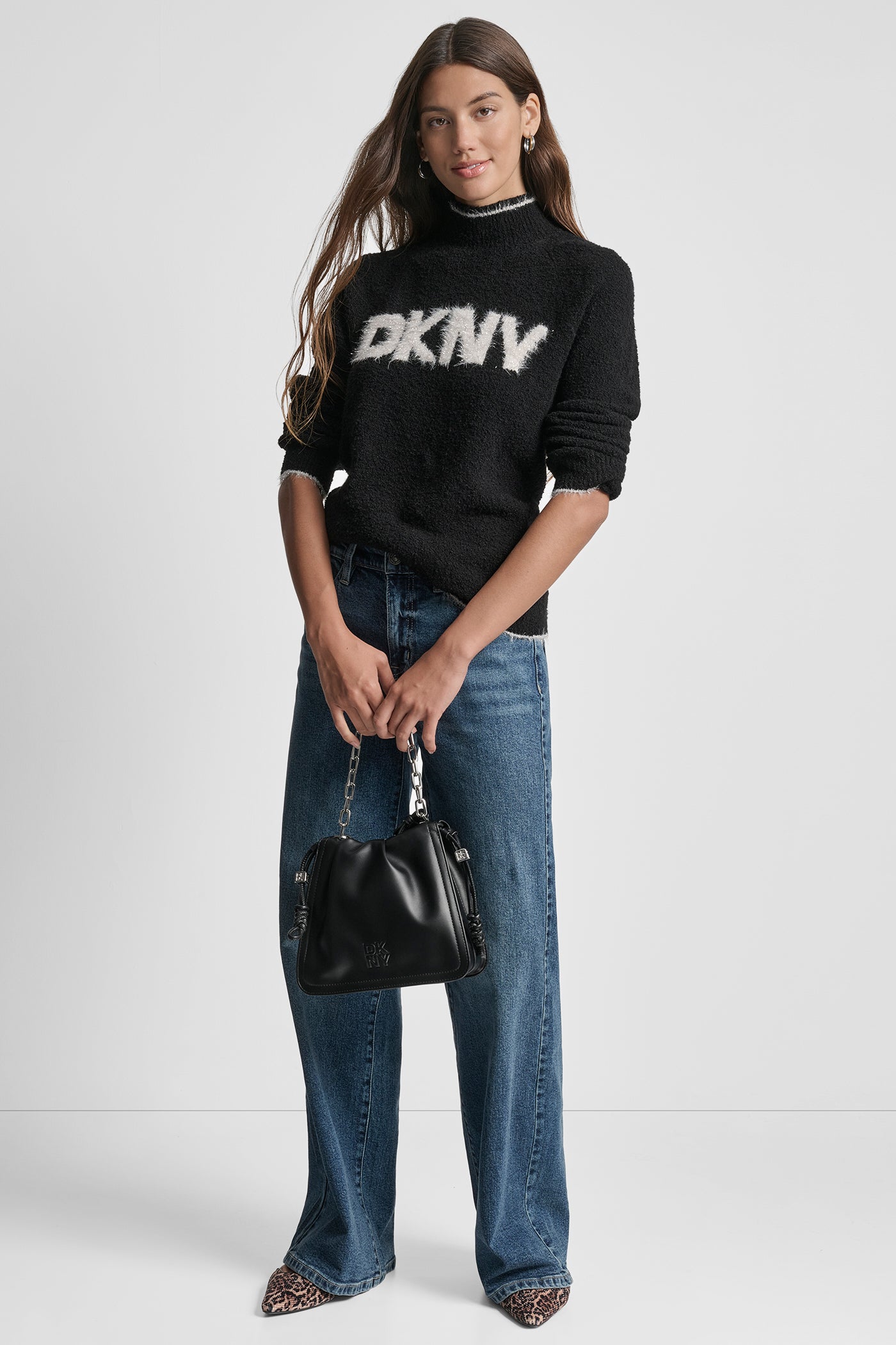 DKNY TINSEL LOGO LONG SLEEVE RAGLAN SWEATER VIEW 7 | WOMEN'S SWEATERS & TOPS DKNY TINSEL LOGO LONG SLEEVE RAGLAN SWEATER VIEW 7 | WOMEN'S SWEATERS & TOPS