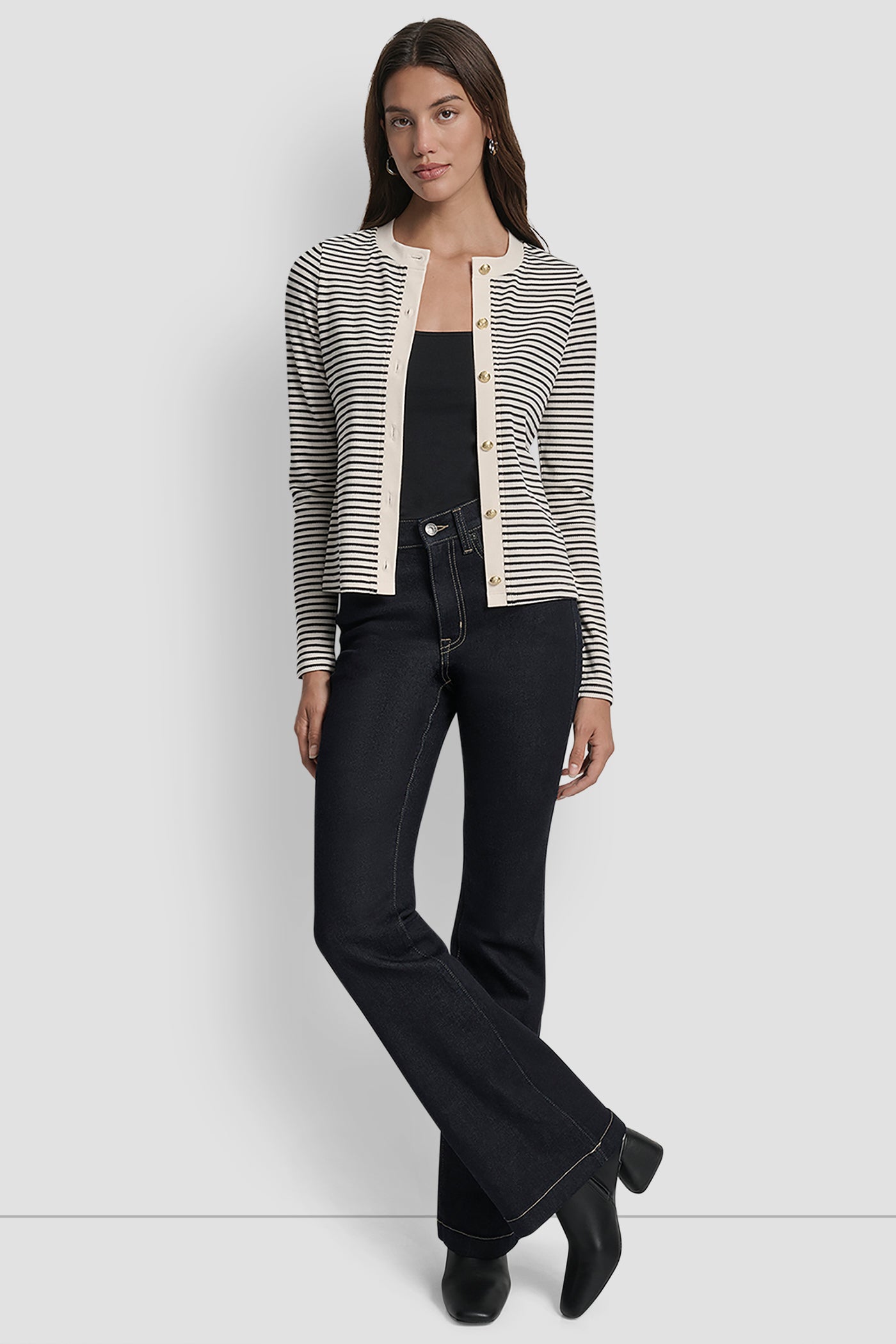 LONG SLEEVE BUTTON FRONT SHORT CARDIGAN VIEW 8 | WOMEN'S SWEATERS & TOPS LONG SLEEVE BUTTON FRONT SHORT CARDIGAN VIEW 8 | WOMEN'S SWEATERS & TOPS