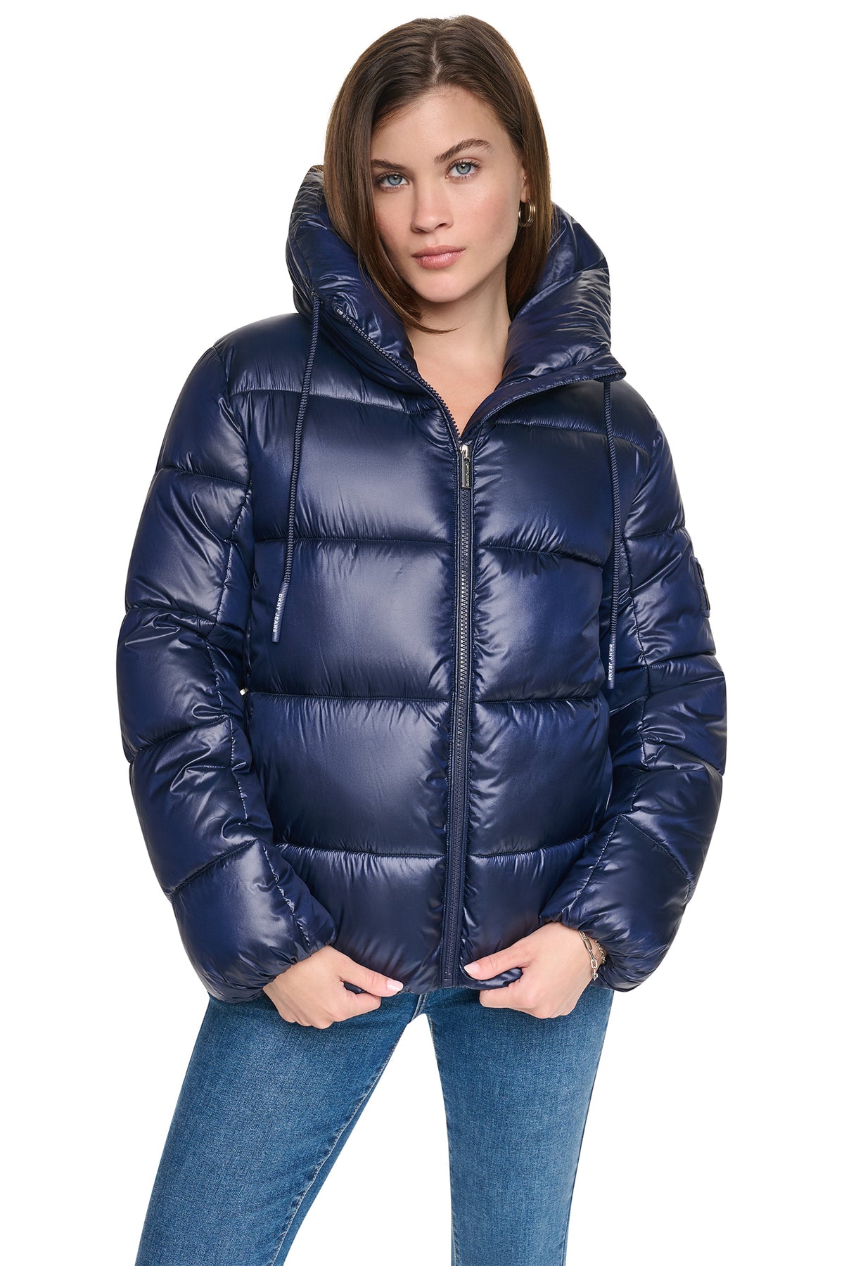 QUILTED PUFFER WITH DRAMA COLLAR View 1 | WOMENS COATS & JACKETS QUILTED PUFFER WITH DRAMA COLLAR View 1 | WOMENS COATS & JACKETS