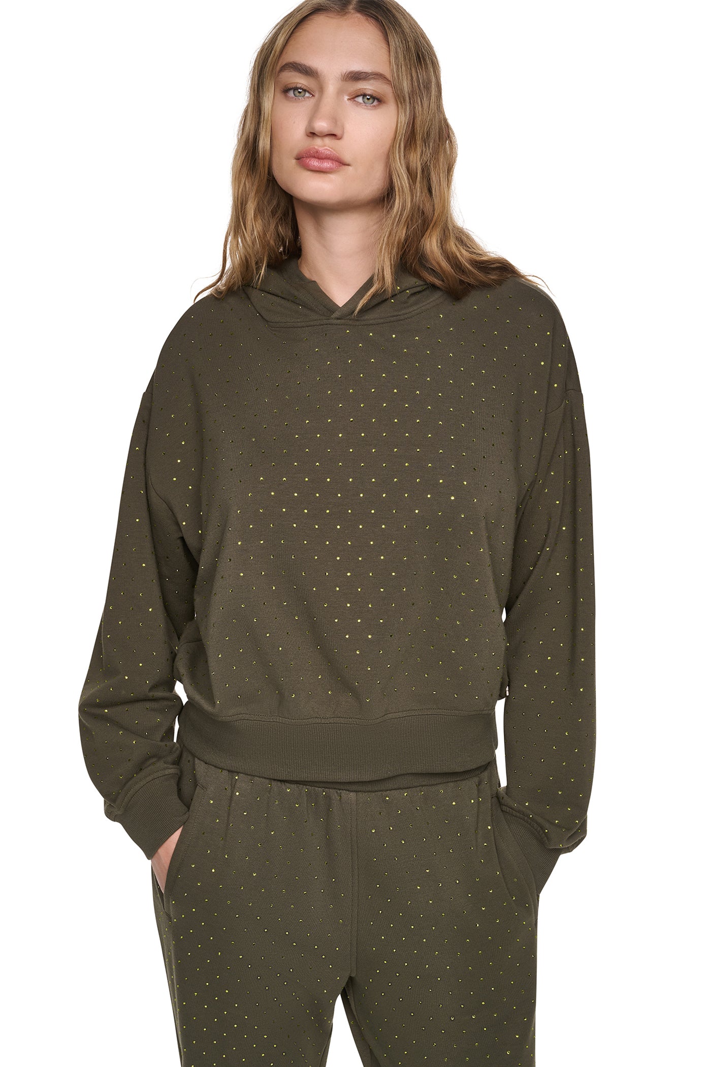 RHINESTONE HOODIE View 2 | SALE RHINESTONE HOODIE View 2 | SALE