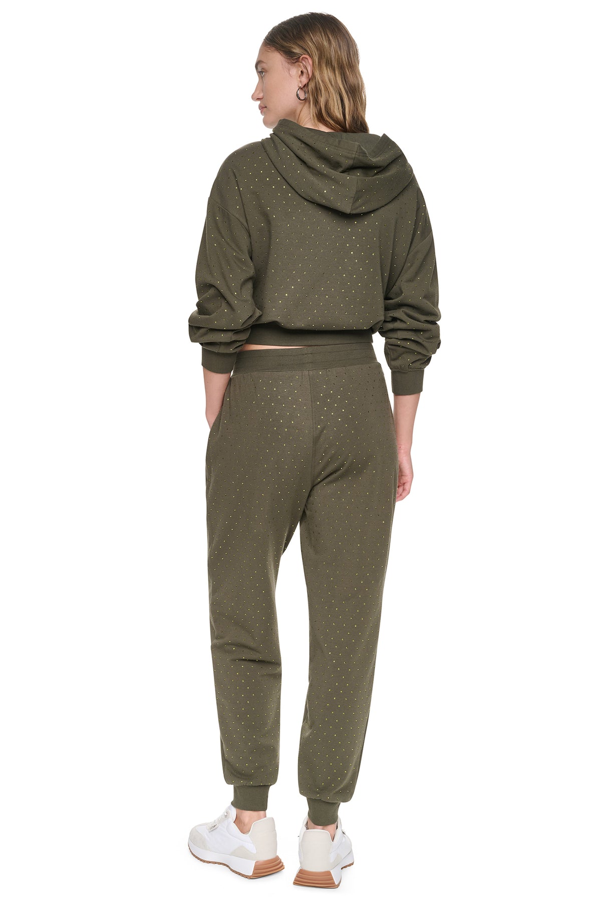 HIGH-RISE RHINESTONE JOGGER PANT VIEW 2