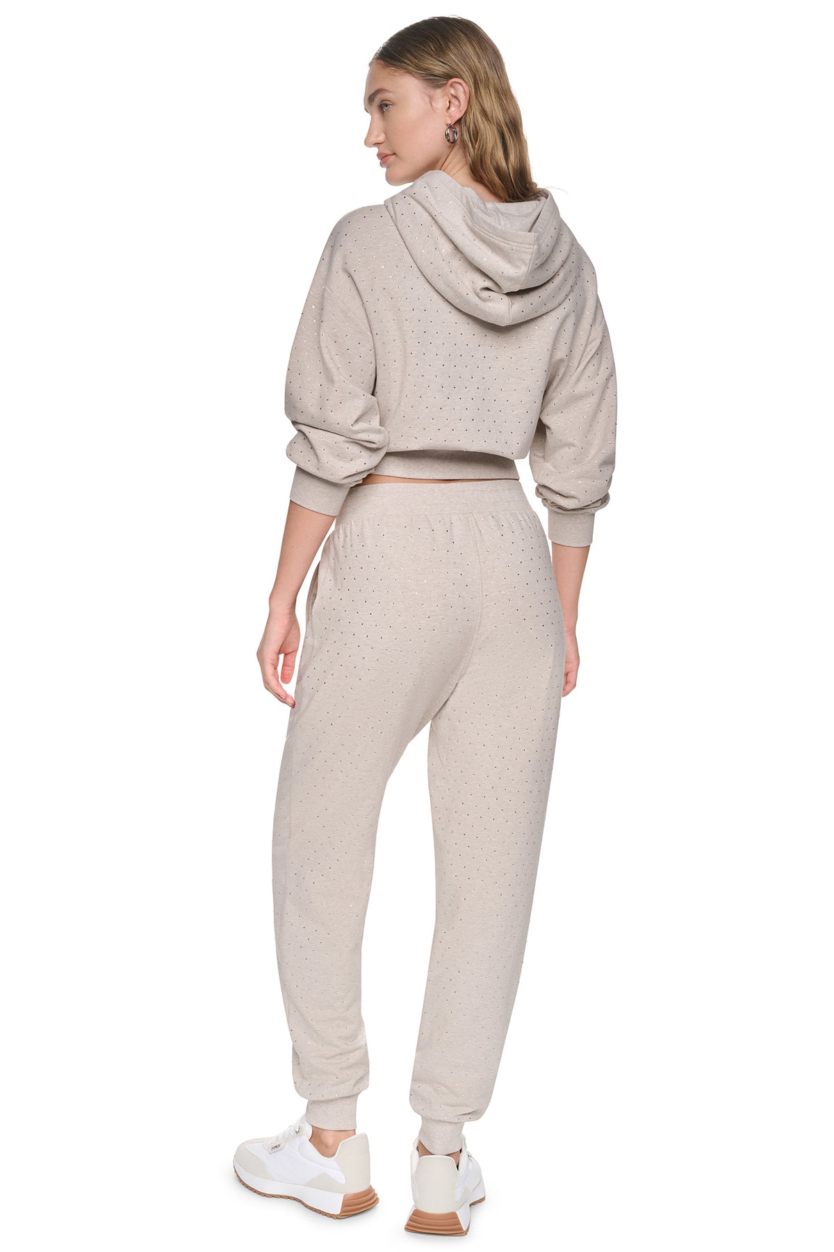 HIGH-RISE RHINESTONE JOGGER PANT VIEW 2
