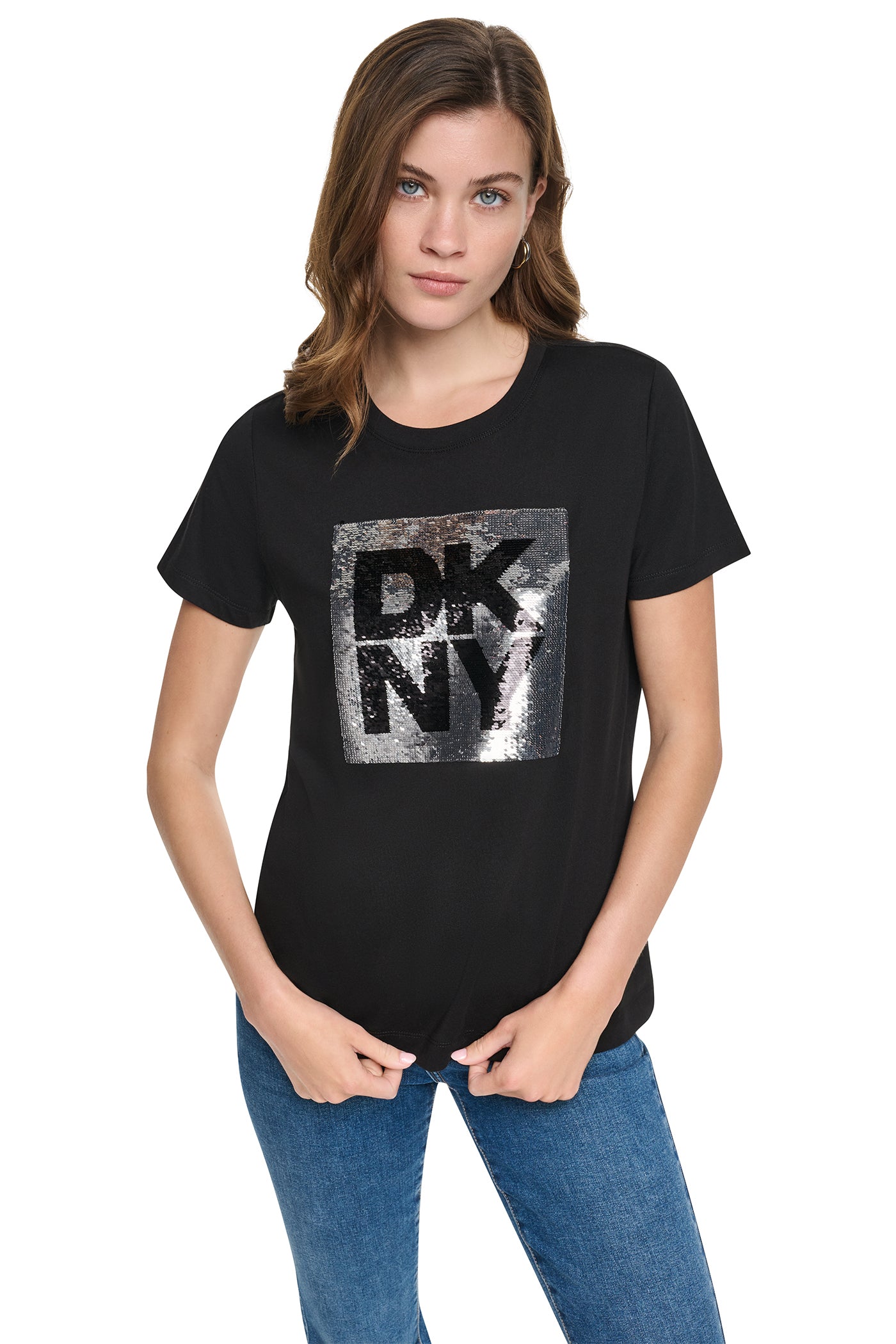 SEQUIN LOGO TEE View 2 | SALE SEQUIN LOGO TEE View 2 | SALE