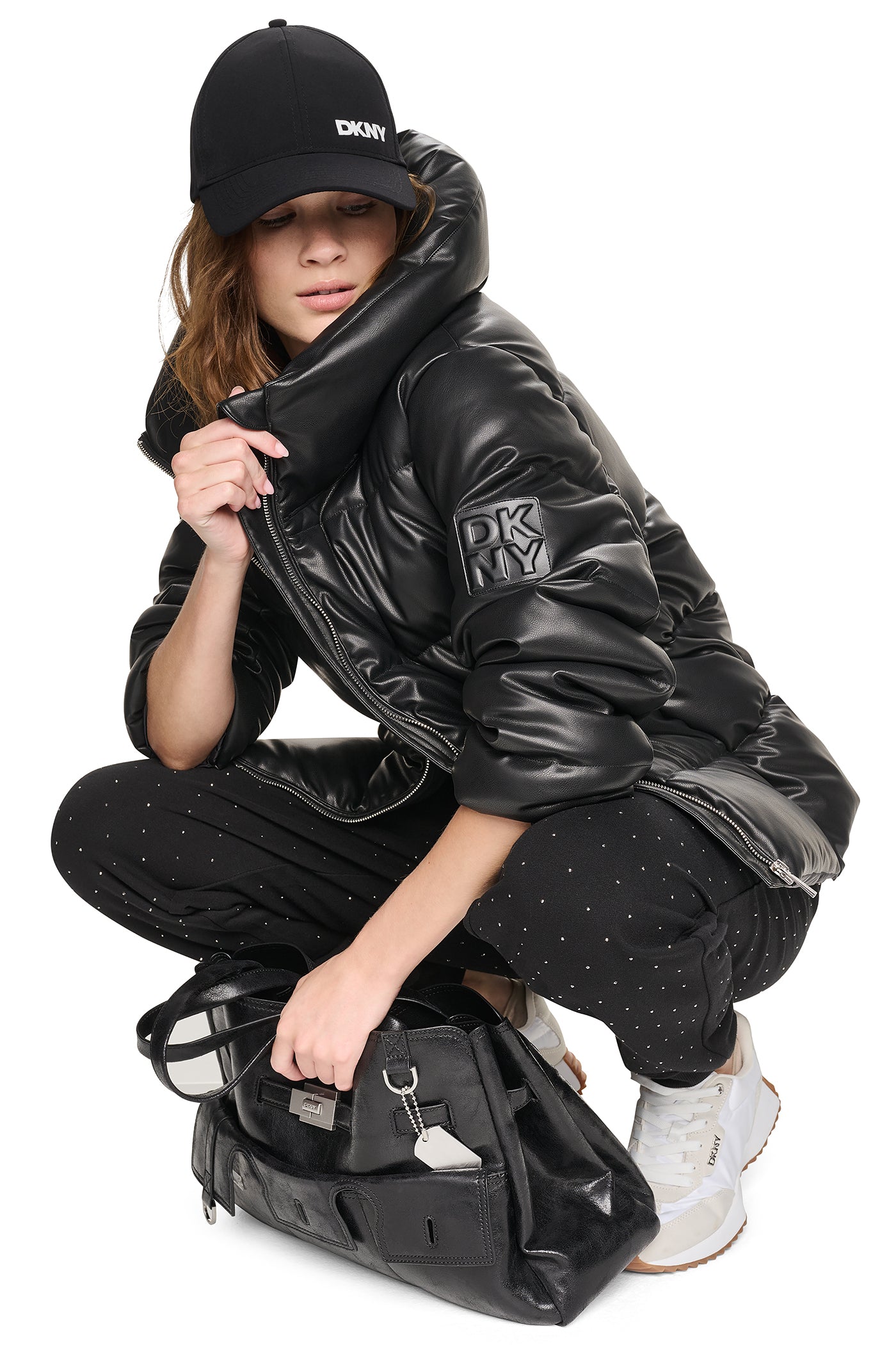 FAUX LEATHER PUFFER JACKET View 1 | Fall Collection FAUX LEATHER PUFFER JACKET View 1 | Fall Collection