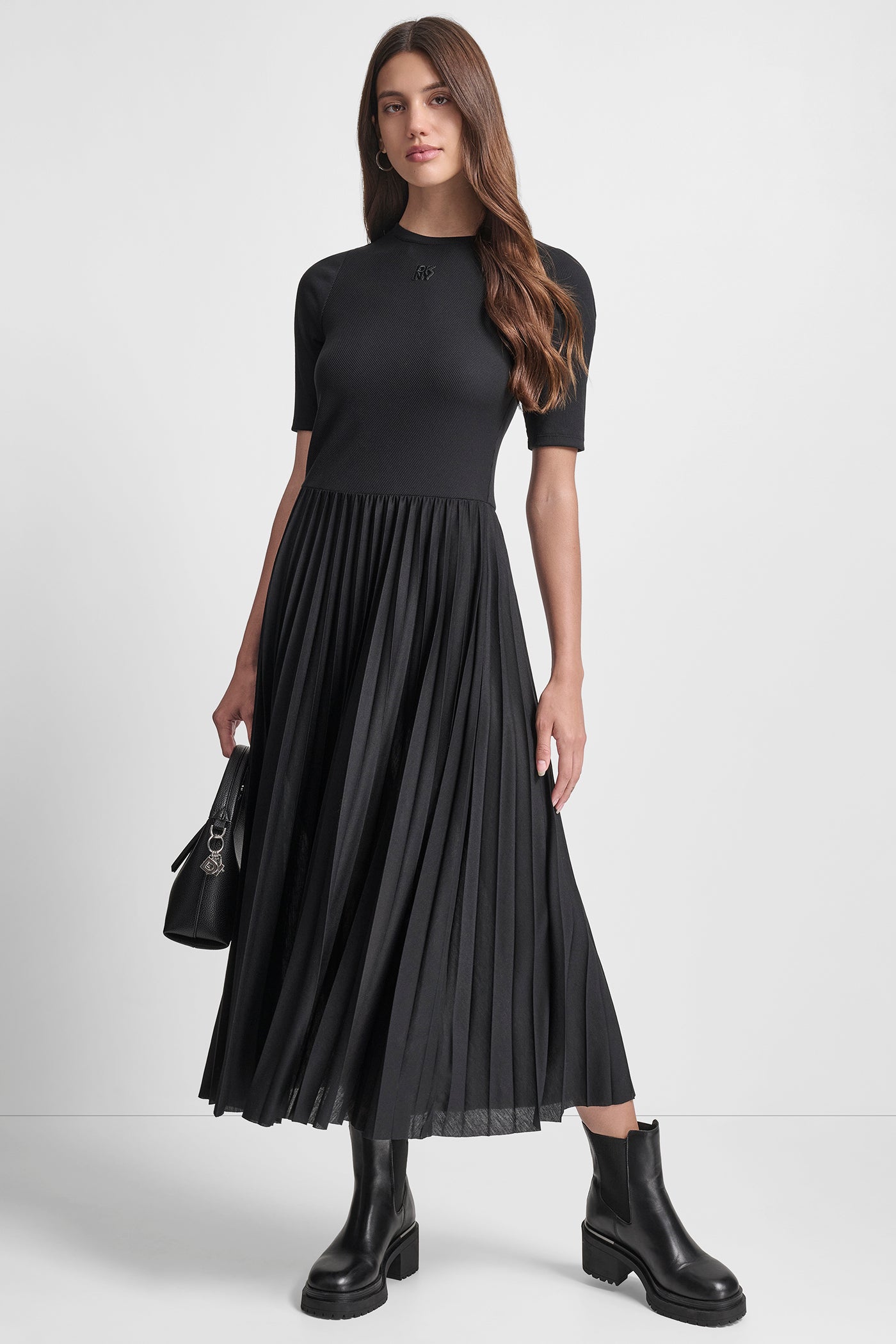 BALLET SLEEVE PLEATED DRESS VIEW 8 | New Arrivals BALLET SLEEVE PLEATED DRESS VIEW 8 | New Arrivals