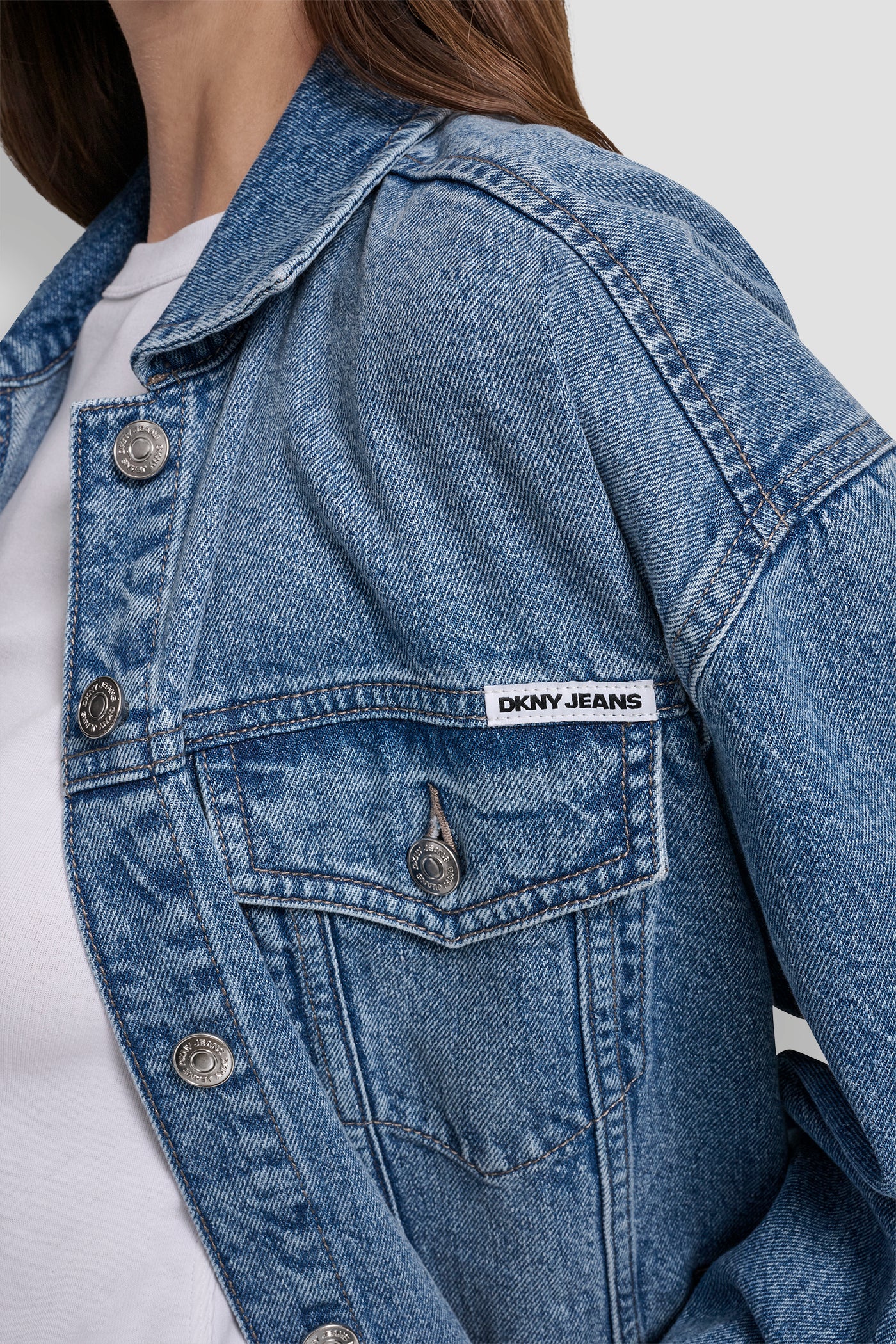 MAXI DENIM TRUCKER JACKET VIEW 4 | Jackets & Trench Coats MAXI DENIM TRUCKER JACKET VIEW 4 | Jackets & Trench Coats