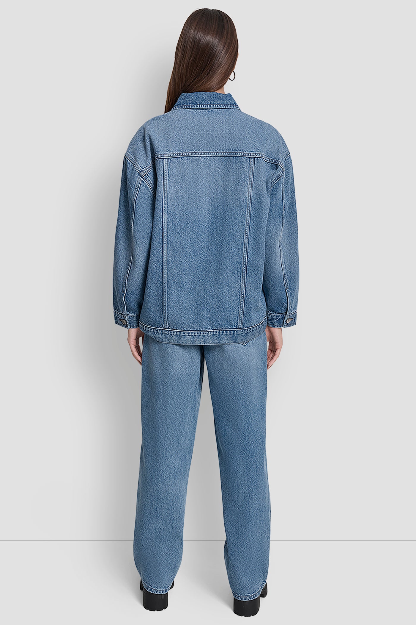 MAXI DENIM TRUCKER JACKET VIEW 7 | Jackets & Trench Coats MAXI DENIM TRUCKER JACKET VIEW 7 | Jackets & Trench Coats