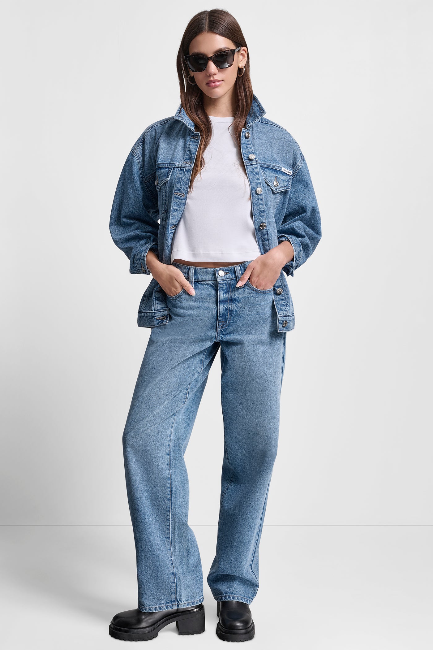 MAXI DENIM TRUCKER JACKET VIEW 8 | Jackets & Trench Coats MAXI DENIM TRUCKER JACKET VIEW 8 | Jackets & Trench Coats