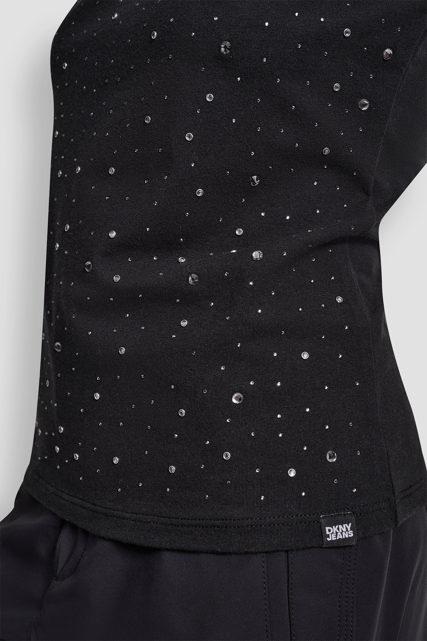 SCATTERED MULTI STUDS EMBELLISHED CAP SLEEVE FITTED VIEW 4 | New Arrivals SCATTERED MULTI STUDS EMBELLISHED CAP SLEEVE FITTED VIEW 4 | New Arrivals