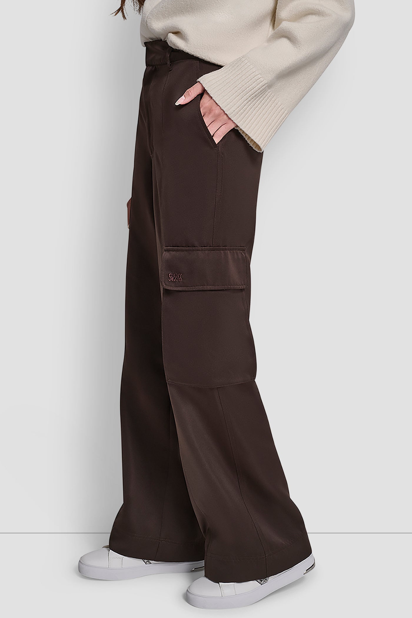 HIGH WAIST WIDE LEG CARGO PANT VIEW 3 | Pants & Denim HIGH WAIST WIDE LEG CARGO PANT VIEW 3 | Pants & Denim