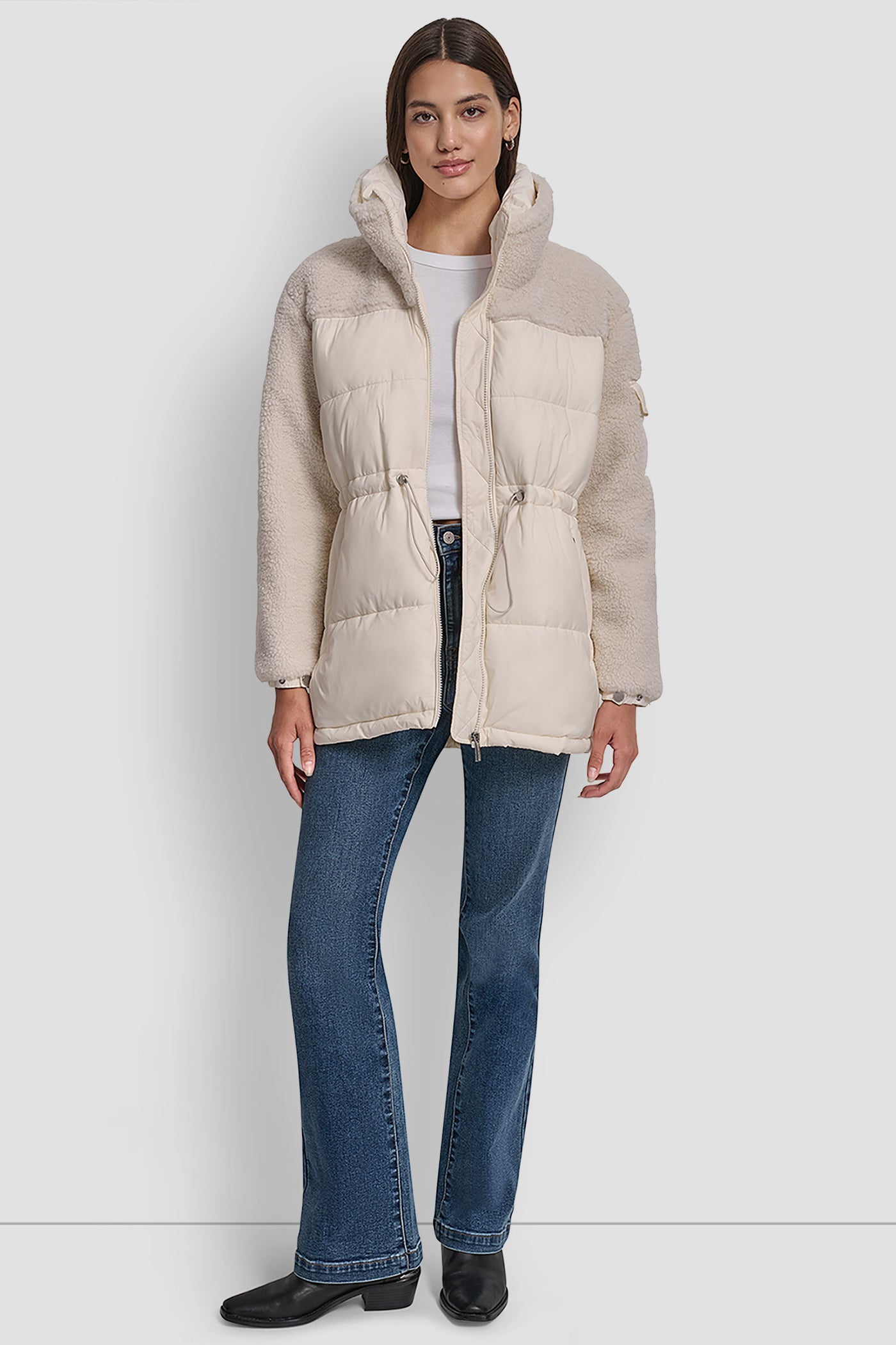 SHERPA PANELED PUFFER COAT VIEW 6 | Back-To-School Shop SHERPA PANELED PUFFER COAT VIEW 6 | Back-To-School Shop