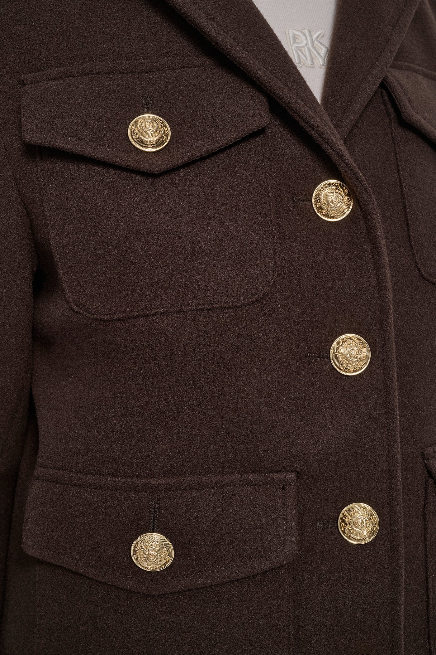 BUTTON FRONT CROPPED JACKET WITH FLAP POCKETS VIEW 4 | WOMENS COATS & JACKETS BUTTON FRONT CROPPED JACKET WITH FLAP POCKETS VIEW 4 | WOMENS COATS & JACKETS