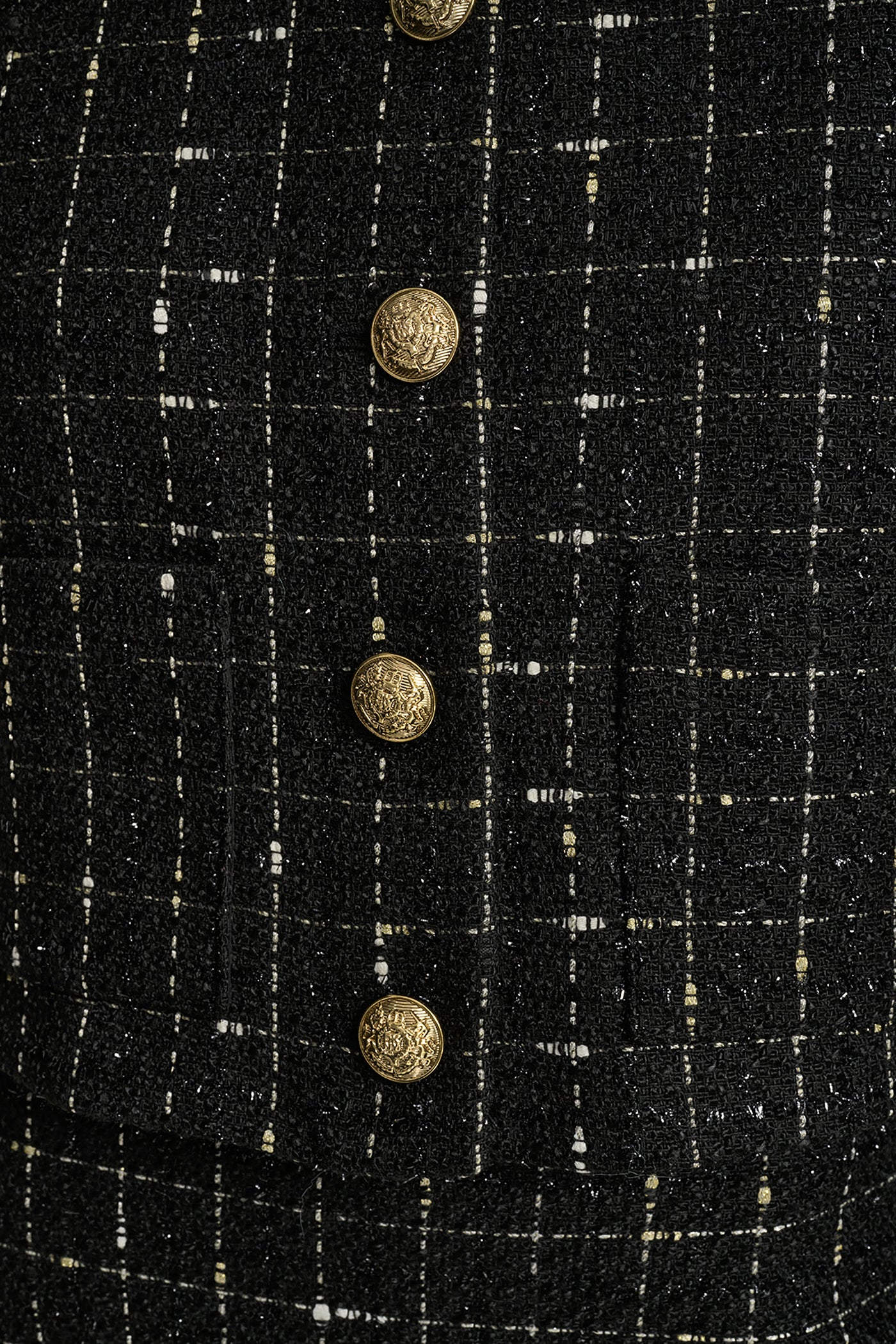 CROPPED BOUCLE TWEED JACKET VIEW 4 | DKNY Promo CROPPED BOUCLE TWEED JACKET VIEW 4 | DKNY Promo
