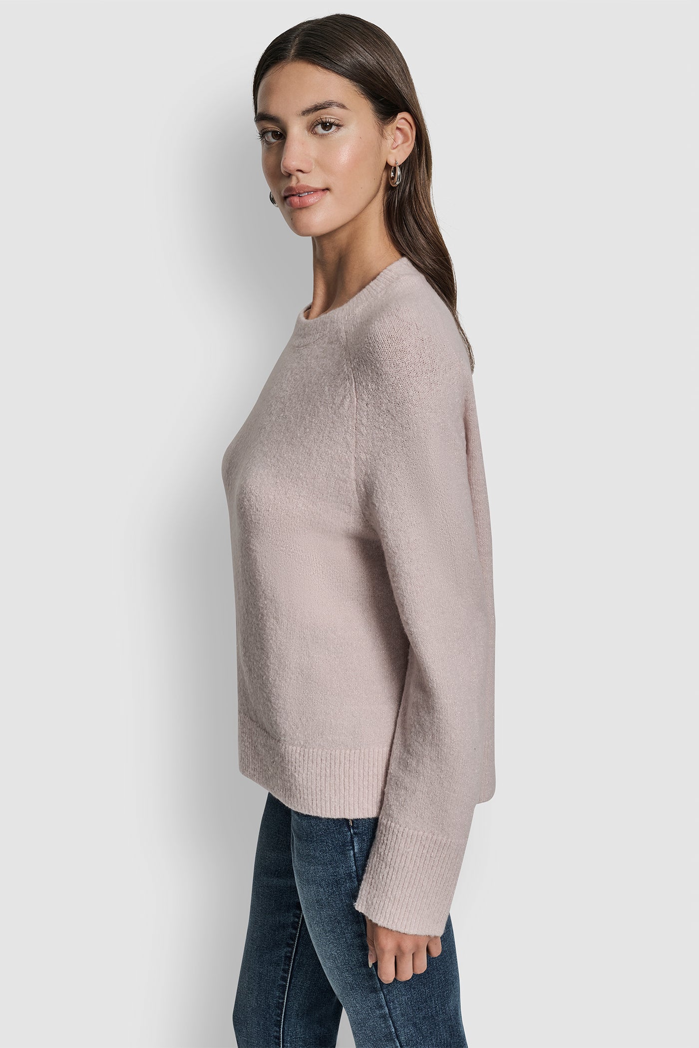 LUREX CREW NECK RAGLAN SLEEVE SWEATER VIEW 3 | New Arrivals LUREX CREW NECK RAGLAN SLEEVE SWEATER VIEW 3 | New Arrivals