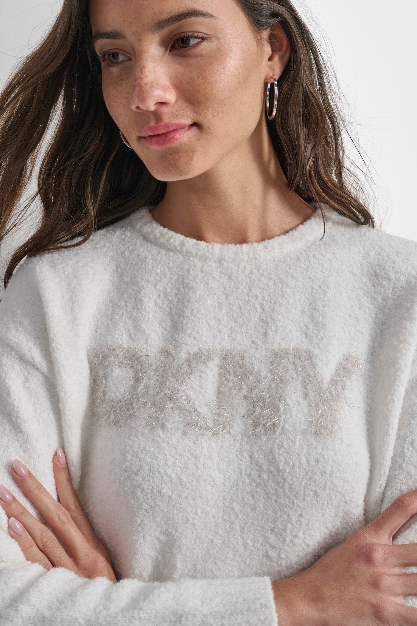 TINSEL LOGO BOUCLE SWEATER VIEW 4 | Cyber Deals TINSEL LOGO BOUCLE SWEATER VIEW 4 | Cyber Deals