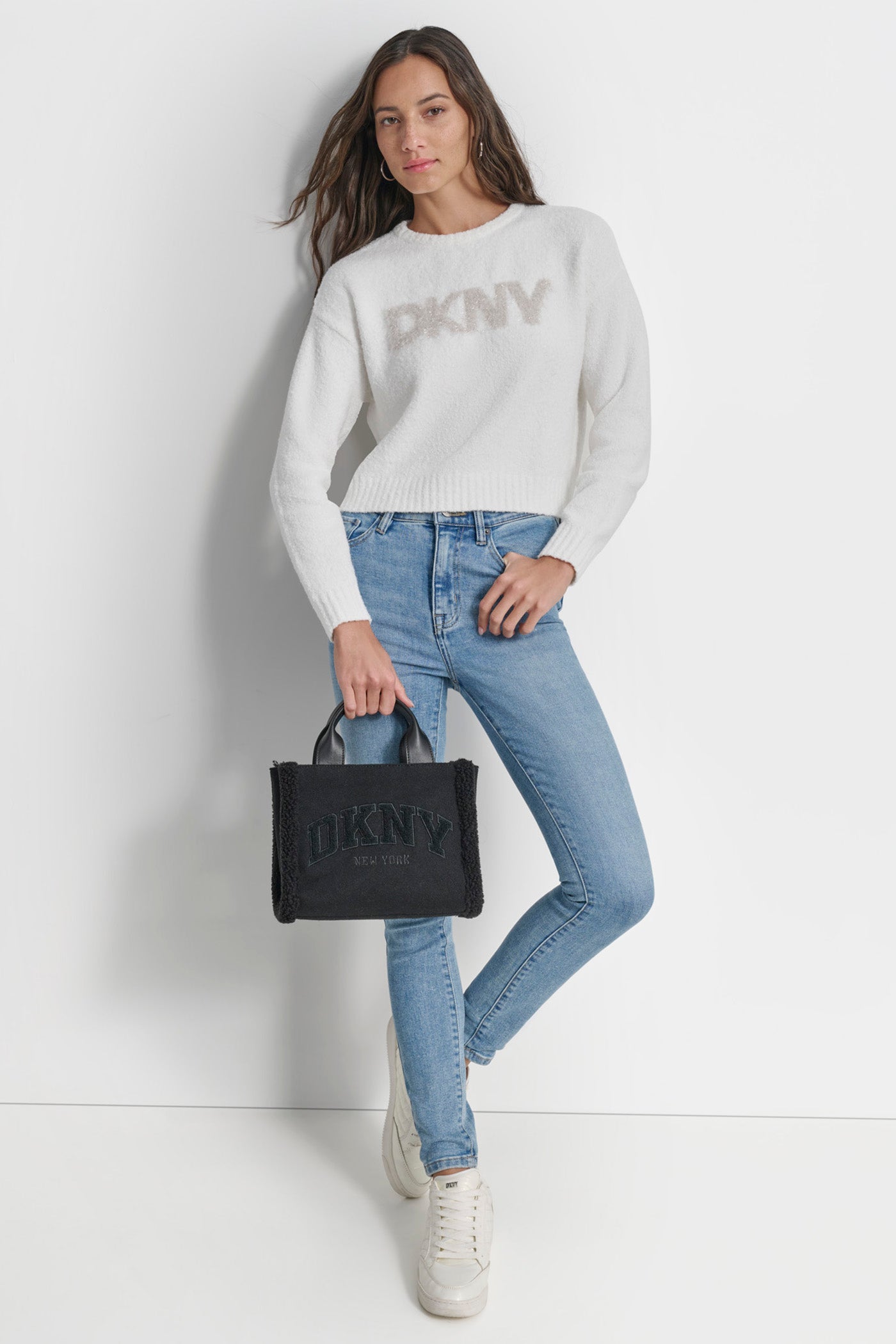 TINSEL LOGO BOUCLE SWEATER VIEW 5 | Cyber Deals TINSEL LOGO BOUCLE SWEATER VIEW 5 | Cyber Deals