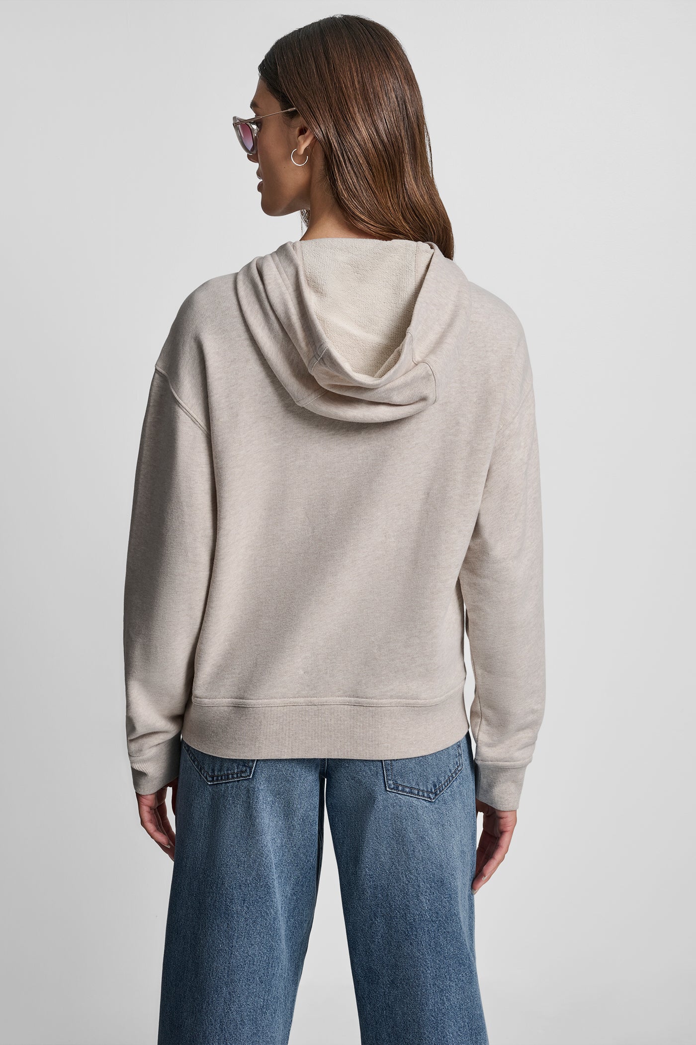 DKNY JEANS SATIN APPLIQUE CHAINSTITCH LOGO SWEATSHIRT VIEW 2 | Sweatshirts & Joggers DKNY JEANS SATIN APPLIQUE CHAINSTITCH LOGO SWEATSHIRT VIEW 2 | Sweatshirts & Joggers