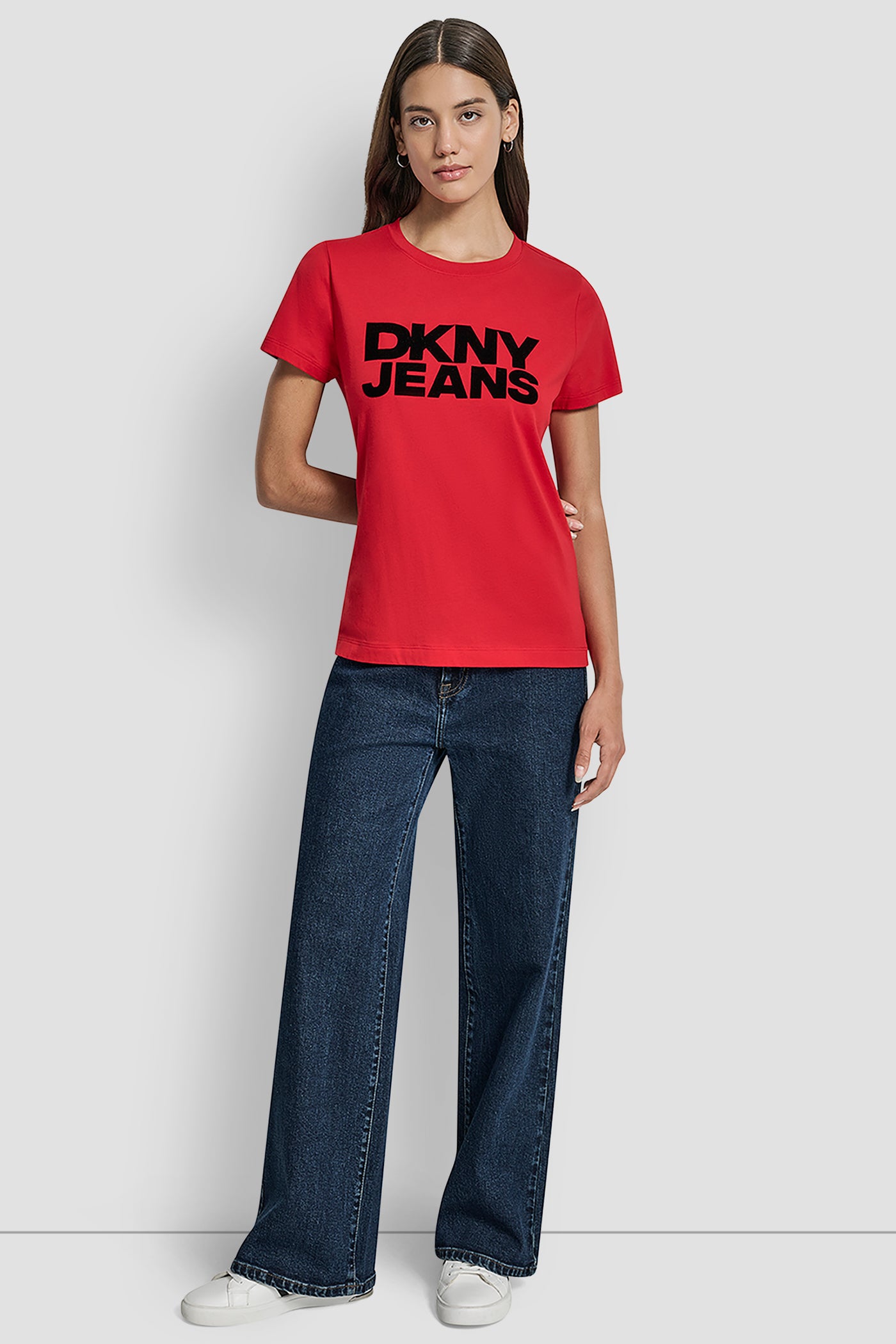 FLOCKED LOGO TEE VIEW 5 | New Arrivals FLOCKED LOGO TEE VIEW 5 | New Arrivals
