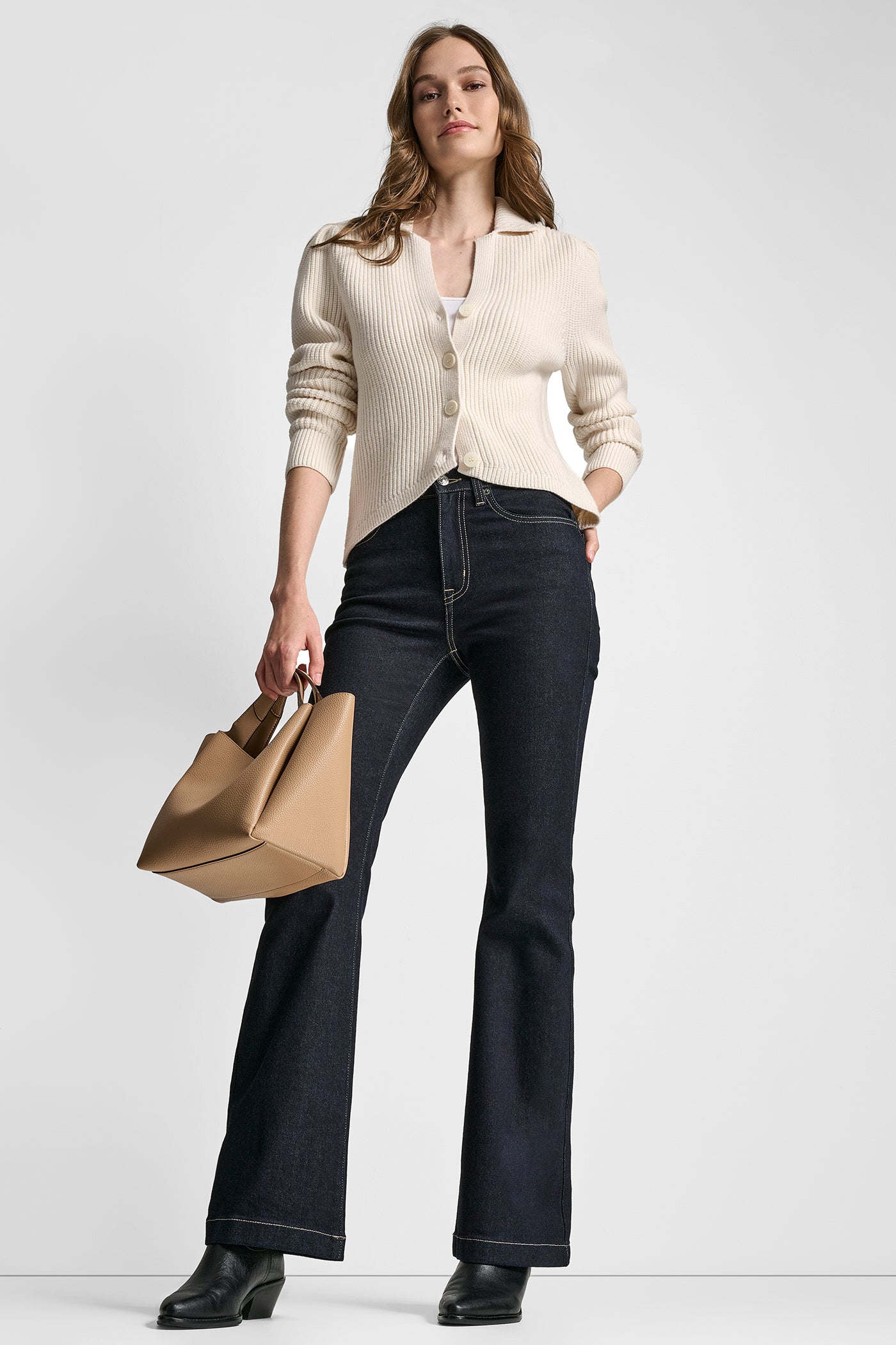 SHAKER STITCH CROPPED CARDIGAN JACKET VIEW 5 | New clothing SHAKER STITCH CROPPED CARDIGAN JACKET VIEW 5 | New clothing