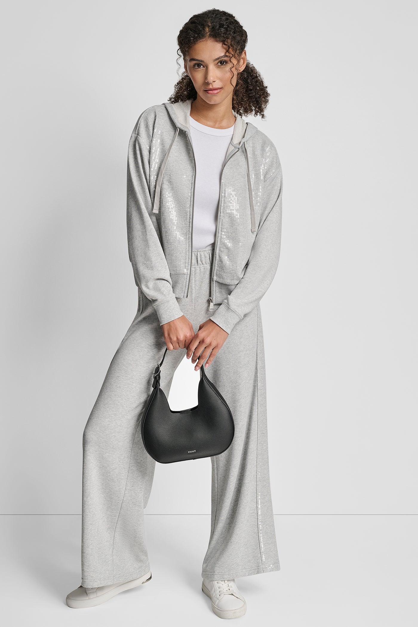 SEQUIN ZIP FRONT HOODIE VIEW 7 | New Arrivals SEQUIN ZIP FRONT HOODIE VIEW 7 | New Arrivals