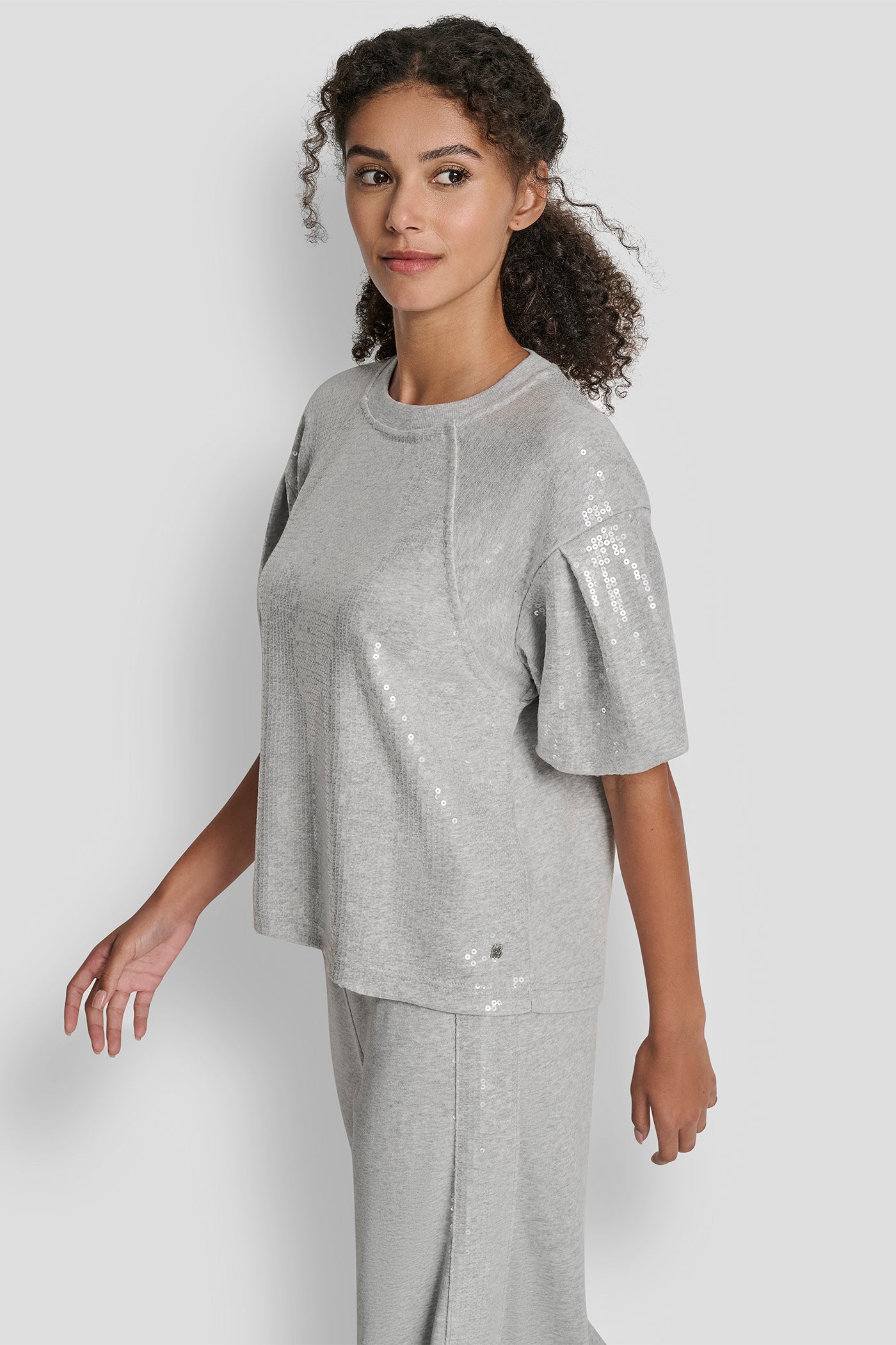 SEQUIN PUFF SLEEVE SWEATER VIEW 3 | WOMEN'S SWEATERS & TOPS SEQUIN PUFF SLEEVE SWEATER VIEW 3 | WOMEN'S SWEATERS & TOPS